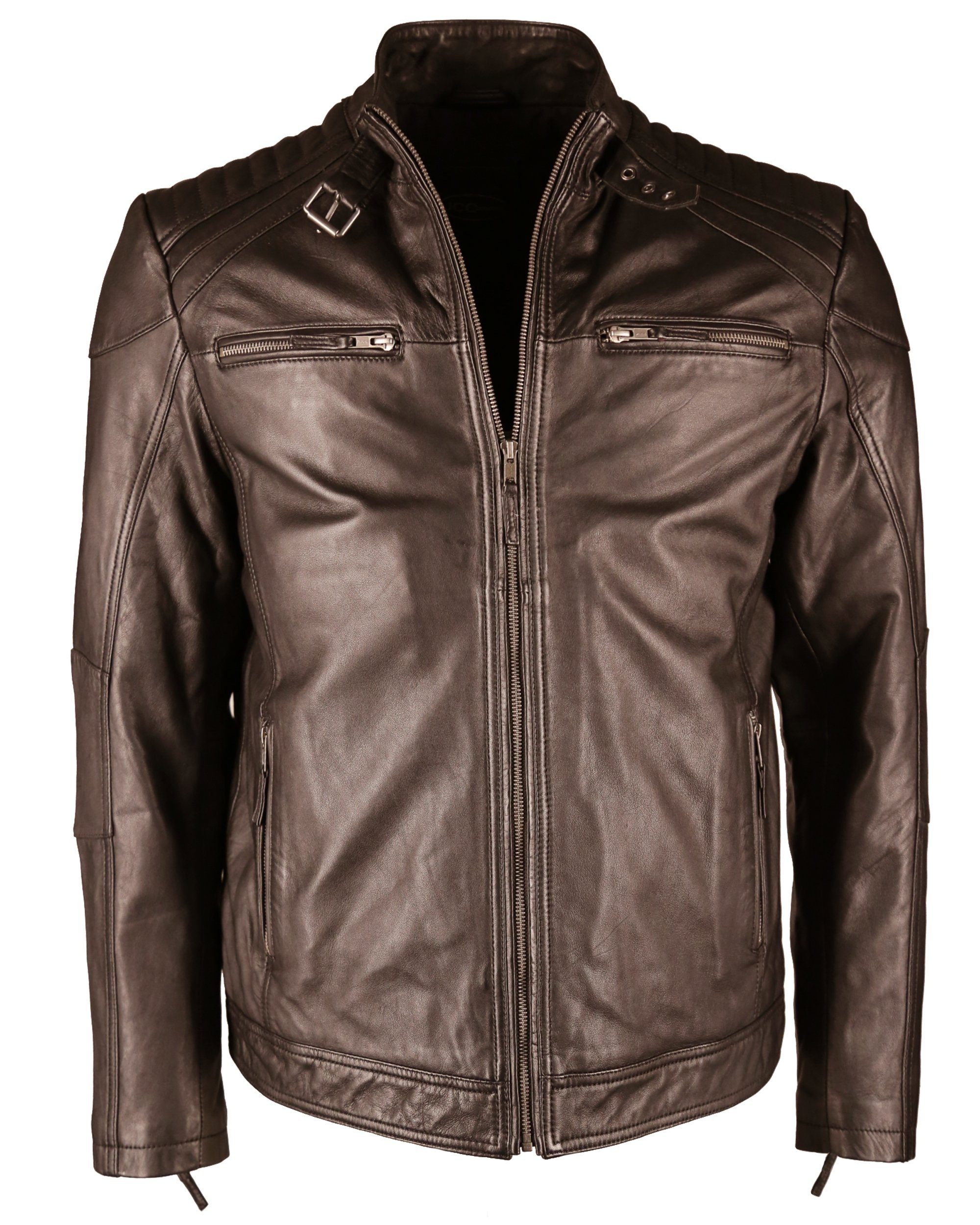 JCC Lederjacke »IK3«, mit Stehkragen