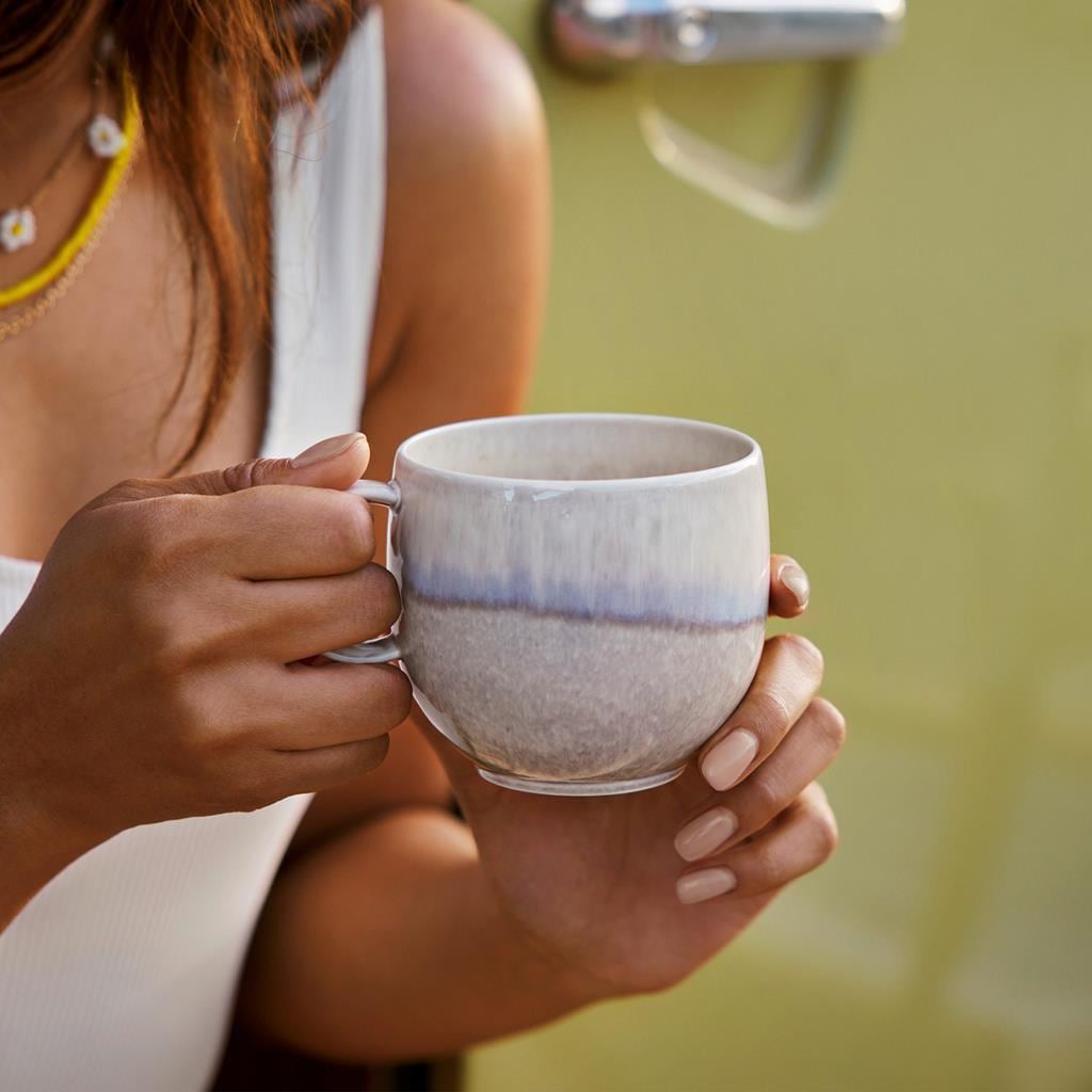 like. by Villeroy & Boch Geschirr-Set »Kaffeeservice Perlemor Sand 18er Set beige« Spülmaschinengeeignet, Mikrowellengeeignet