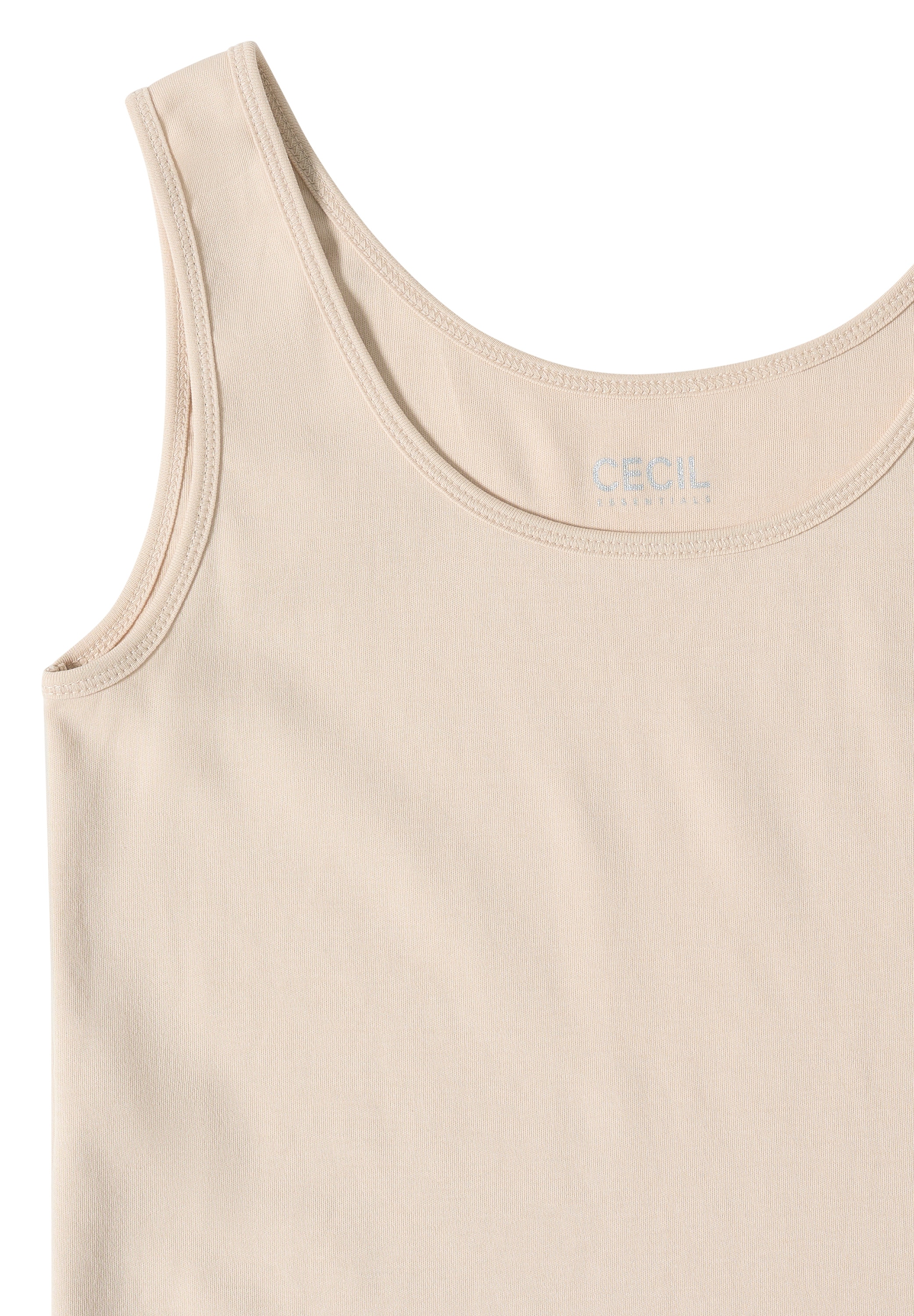 Cecil Shirttop »Style Linda«, in Unifarbe