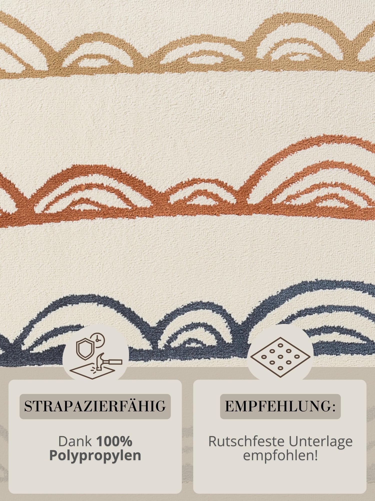 HANSE Home Kinderteppich »Kiki« rechteckig 10 mm Höhe Pflegeleicht, Weich, Kinderzimmer, Spielteppich, Spielunterlage