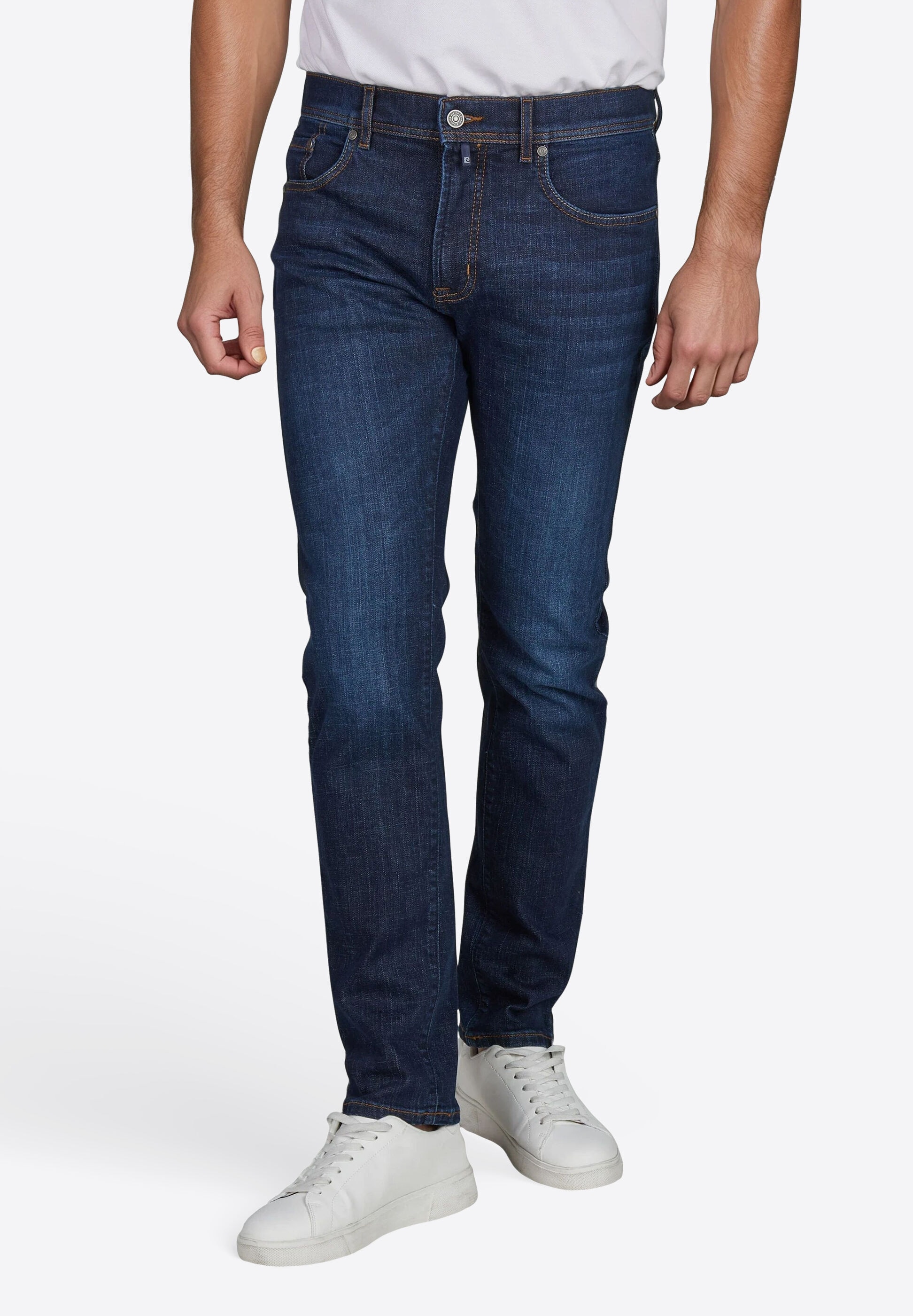 Pierre Cardin Gerade Jeans »Laval« mit Dornschlaufe für die Gürtelschnalle