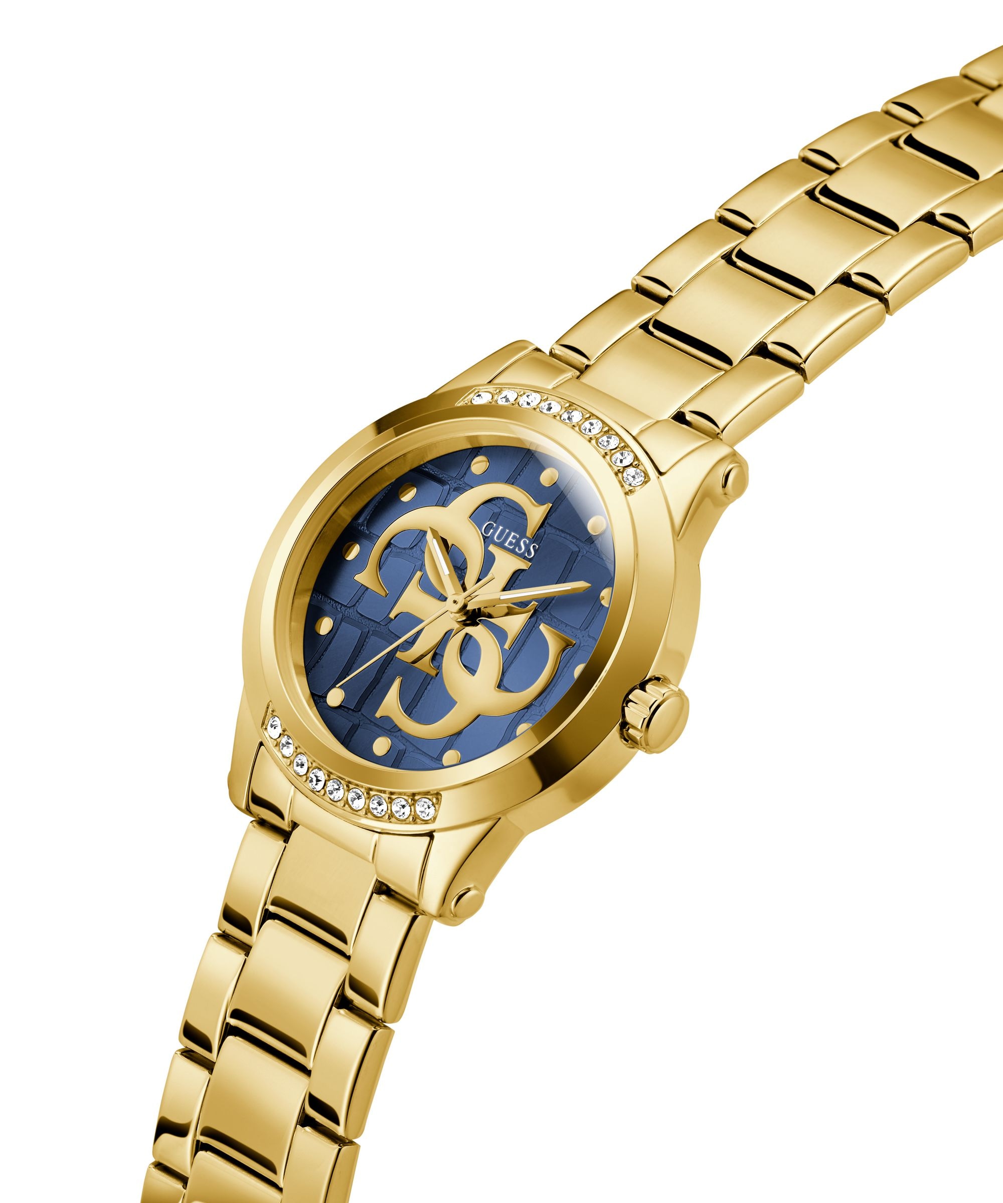 Guess Quarzuhr »GUESS-ANNETTE« Armbanduhr, Damenuhr, Edelstahlarmband, analog