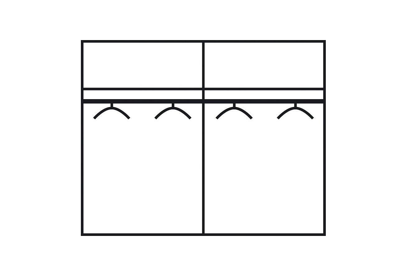 Wimex Schwebetürenschrank »Easy«, mit Teilspiegel