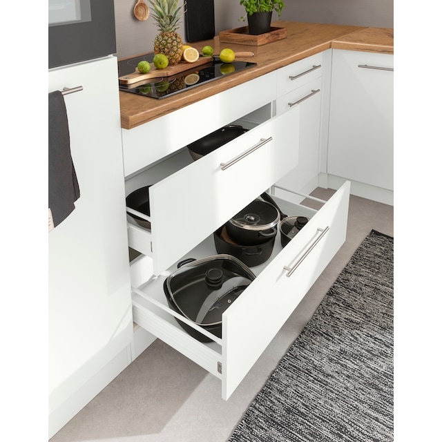 wiho Küchen Winkelküche »Unna«, ohne E-Geräte, Stellbreite 260 x 220 cm  bestellen online bei OTTO