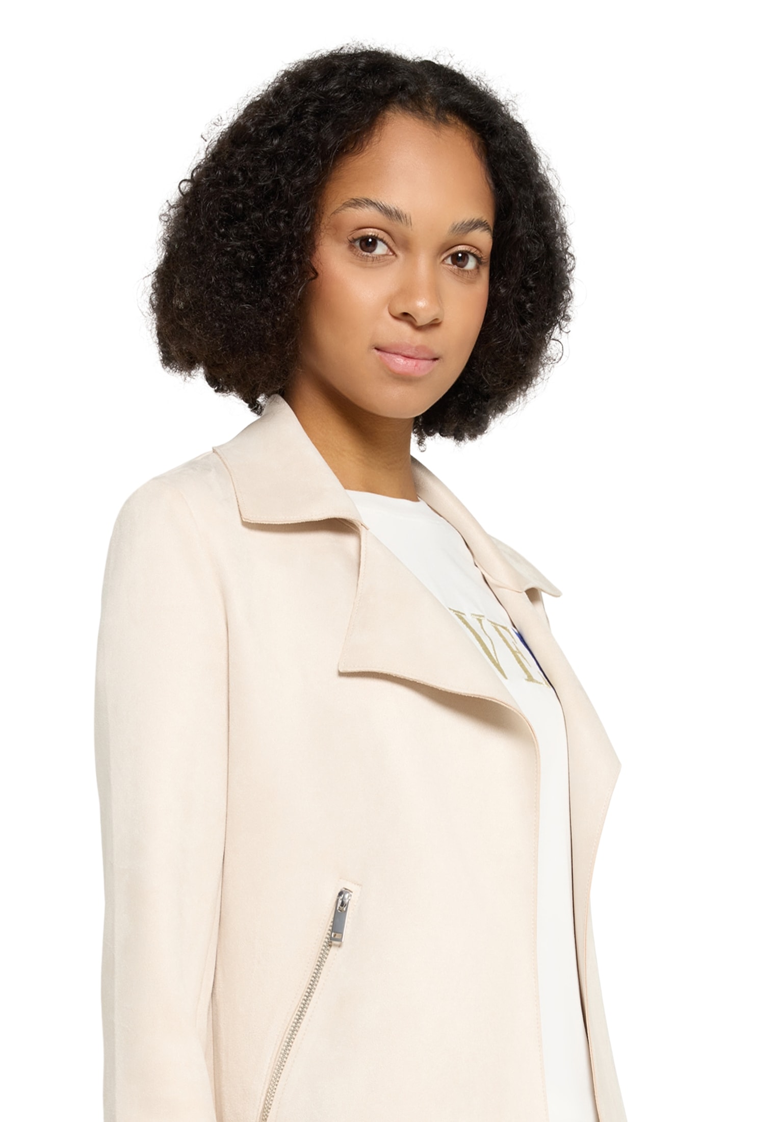 Cartoon Jackenblazer »Blazer-Jacke mit offenem Saum«