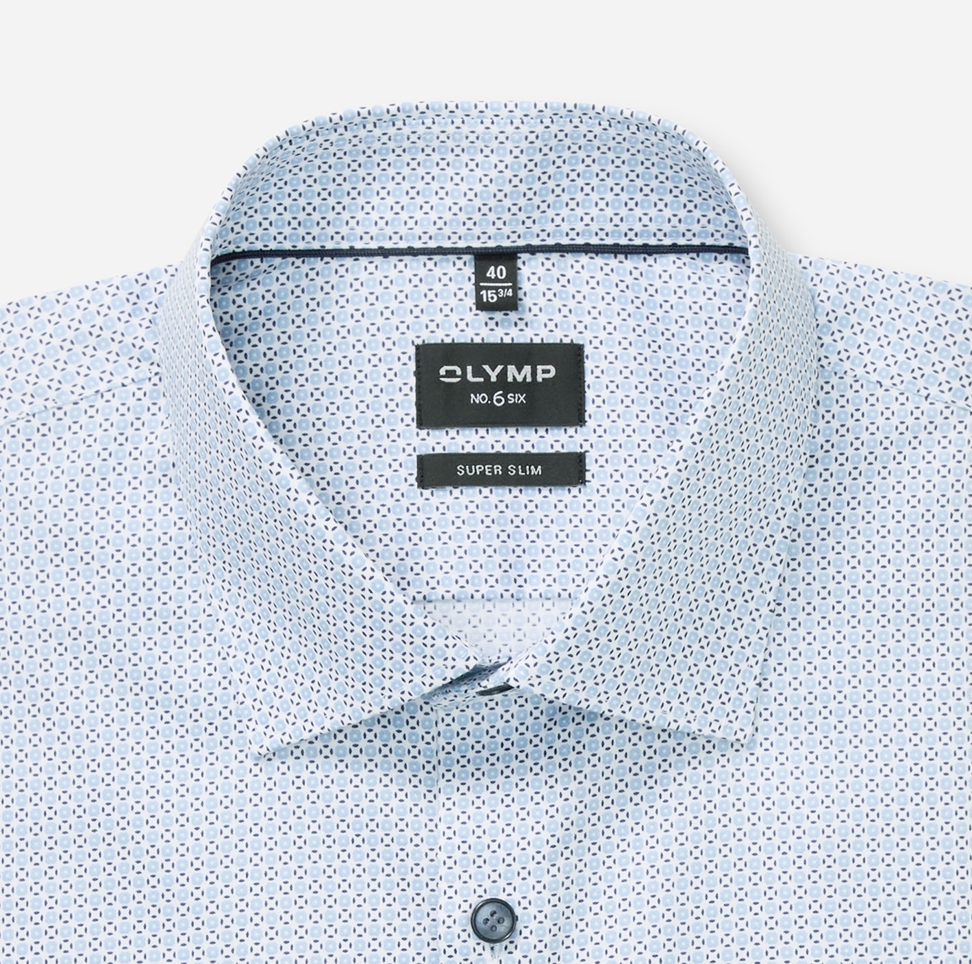 OLYMP Langarmhemd »No 6« Businesshemd, super slim, New York Kentkragen