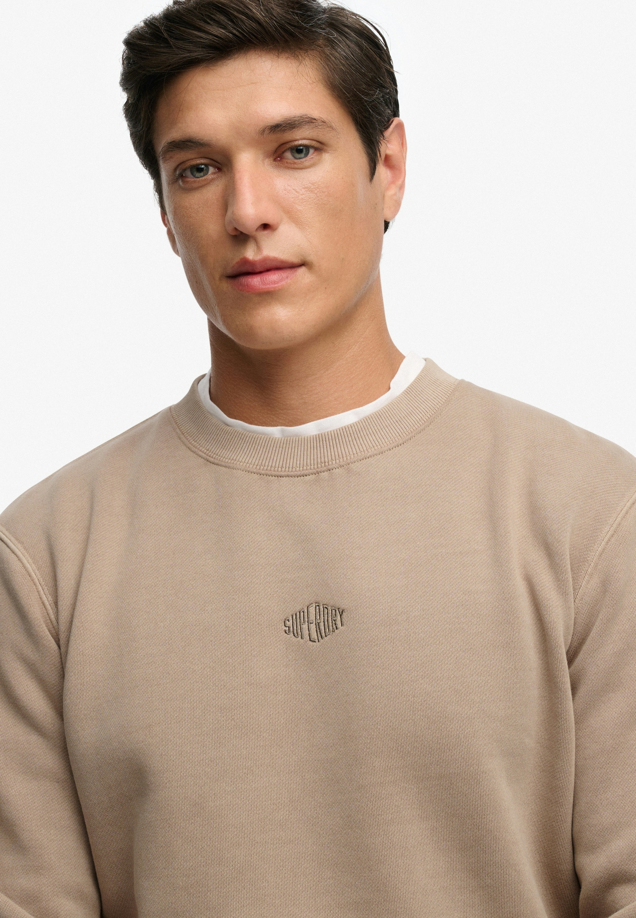 Superdry Sweatshirt »MICRO LOGO CREW«, mit Micro-Marken-Logo
