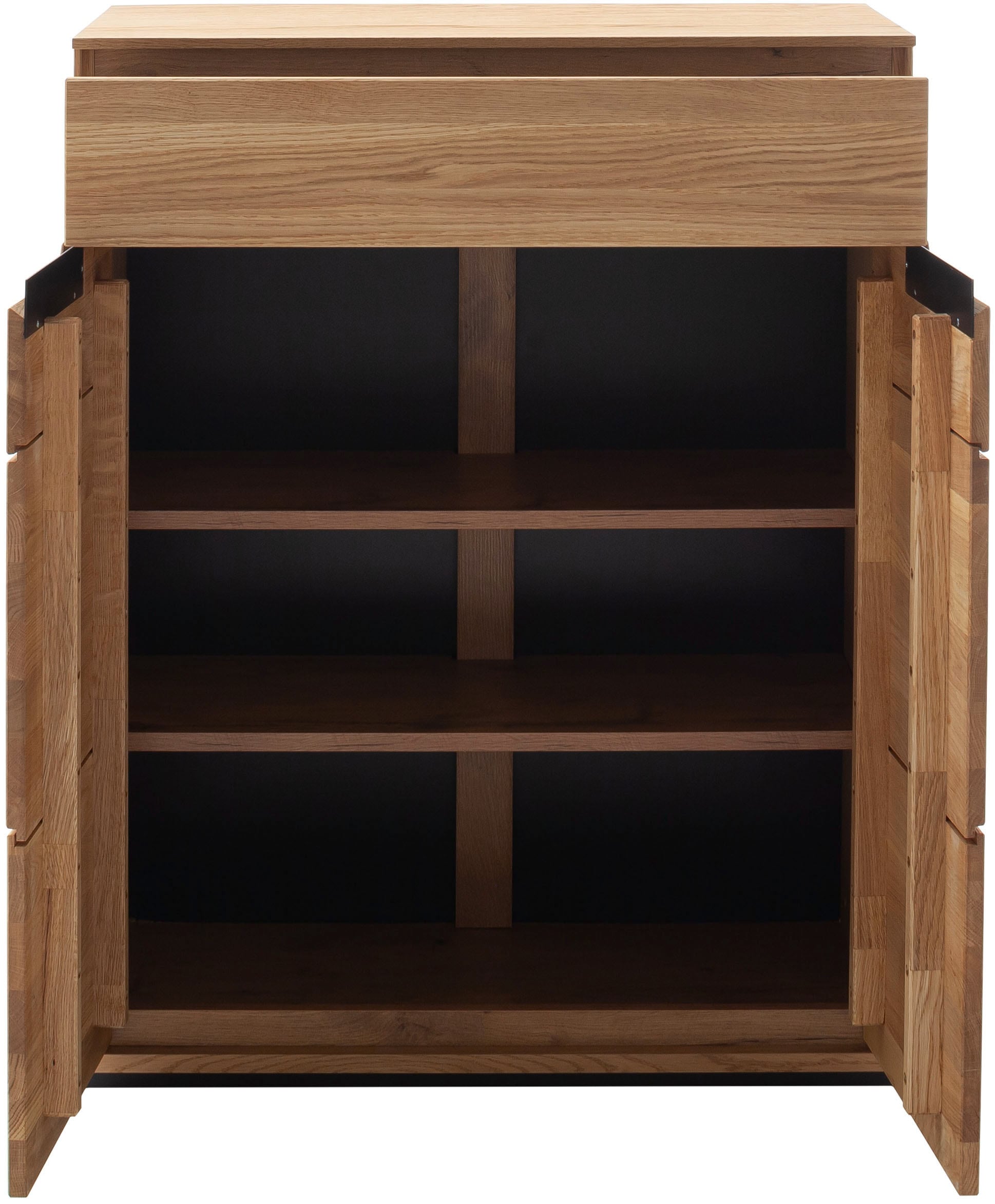 MCA living Schuhschrank »Araya Kommode,Schubladenkommode,Flurkommode,Breite 79 cm« Set, 1 Stück, 1 Stk. tlg. Schubkasten,Türen gedämpft,2 Einlegböden,FSC-Mix,Made in Europe