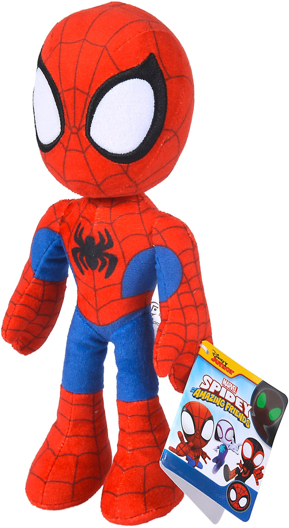 SIMBA Kuscheltier »Disney Marvel Spidey, Glow in the Dark, 25 cm«, mit Glow in the Dark Augen