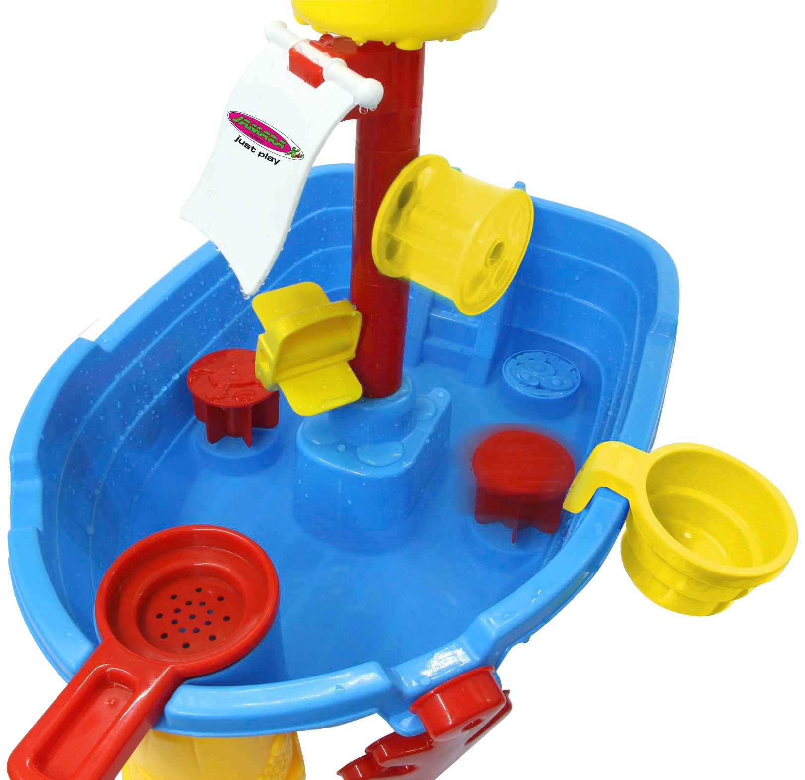 Jamara Wasserspieltisch »Pirat Jack«, für Kinder ab 2 Jahren, 21-teilig, BxLxH: 13x30x58 cm