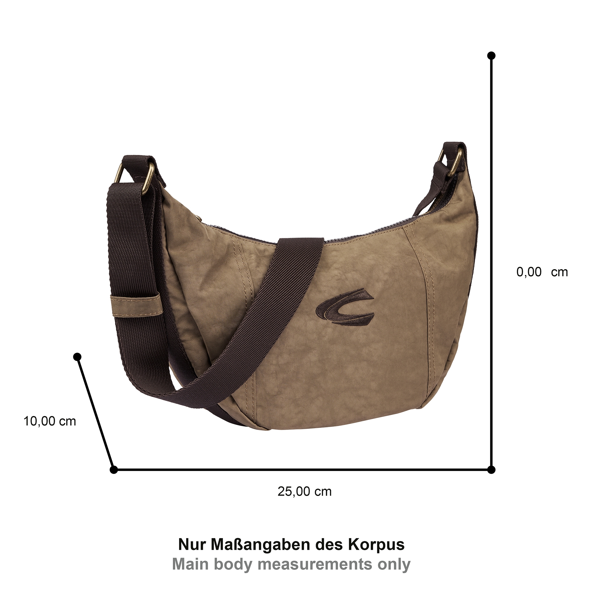 camel active Handtasche »Journey« vielseitiger Begleiter aus robustem Nylon und mit leichtem Gewicht