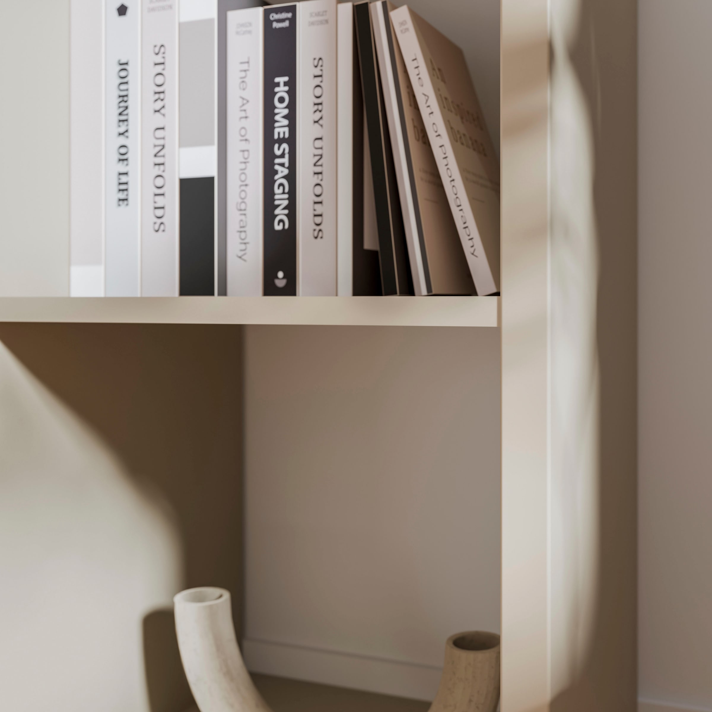 FORTE Standregal »Mauro« Fachgröße 33x33cm, 4 Fächer