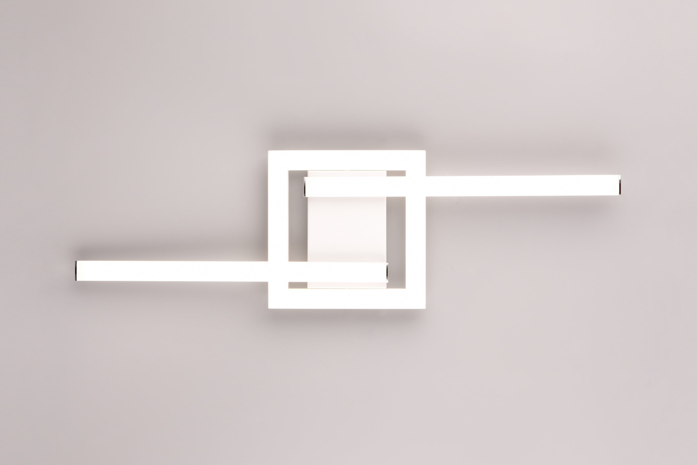 my home LED Deckenleuchte »DAVINIA, als Deckenlampe oder Wandlampe mögl, LED Stäbe schwenkbar«, 1 flammig, Leuchtmittel LED-Board | LED fest integriert, neutral 4000K 1950 Lumen 54x16 cm beweglich Flurlampe Wohnzimmerlampe