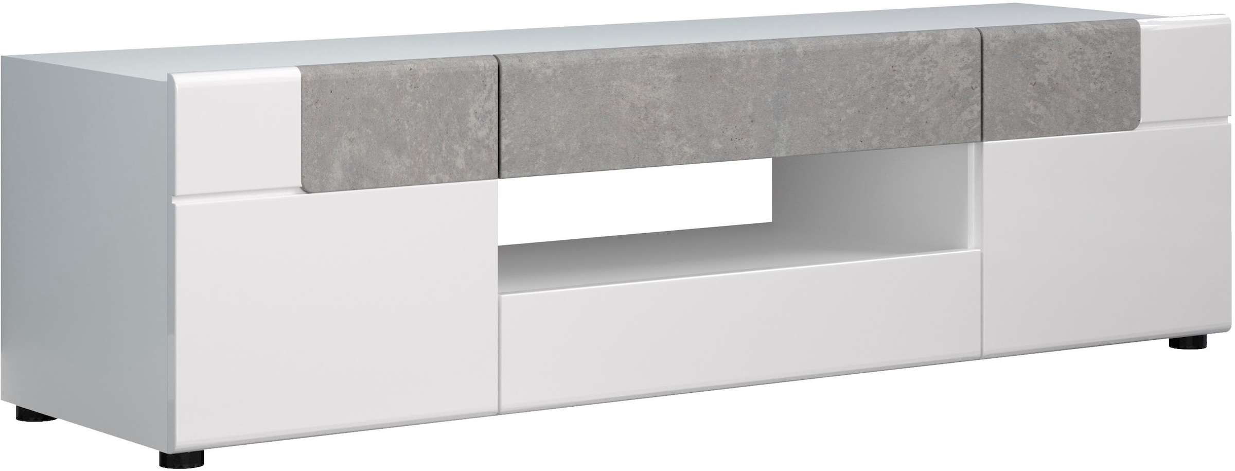 INOSIGN TV-Schrank »Taormina«, TV-Lowboard, Hochglanz mit eleganter Blende, Breite 153 cm