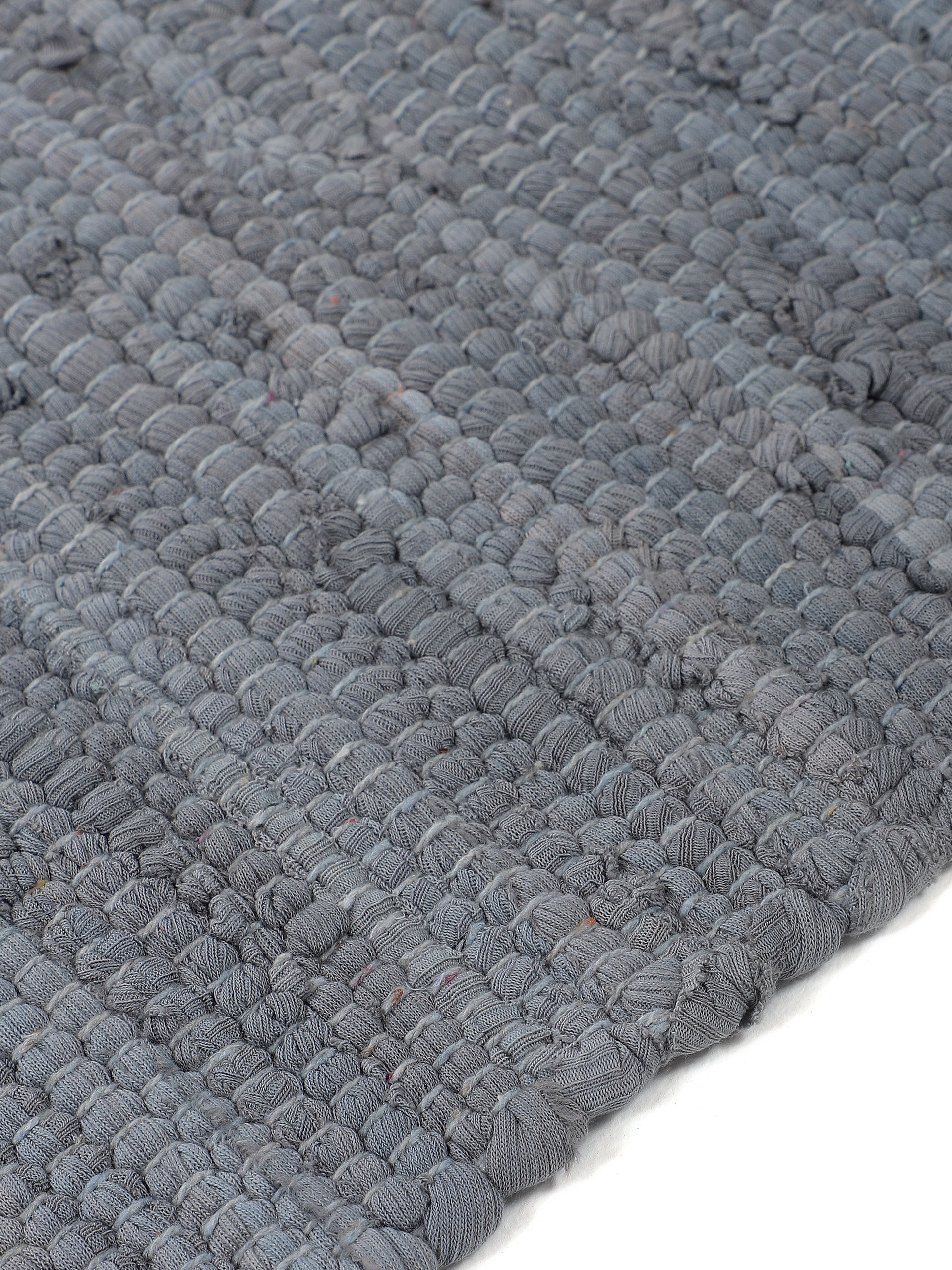 carpetfine Teppich »Kelim Chindi uni«, rechteckig, 5 mm Höhe, Wendeteppich, reine Baumwolle, handgewebt, Uni-Farben, mit Fransen