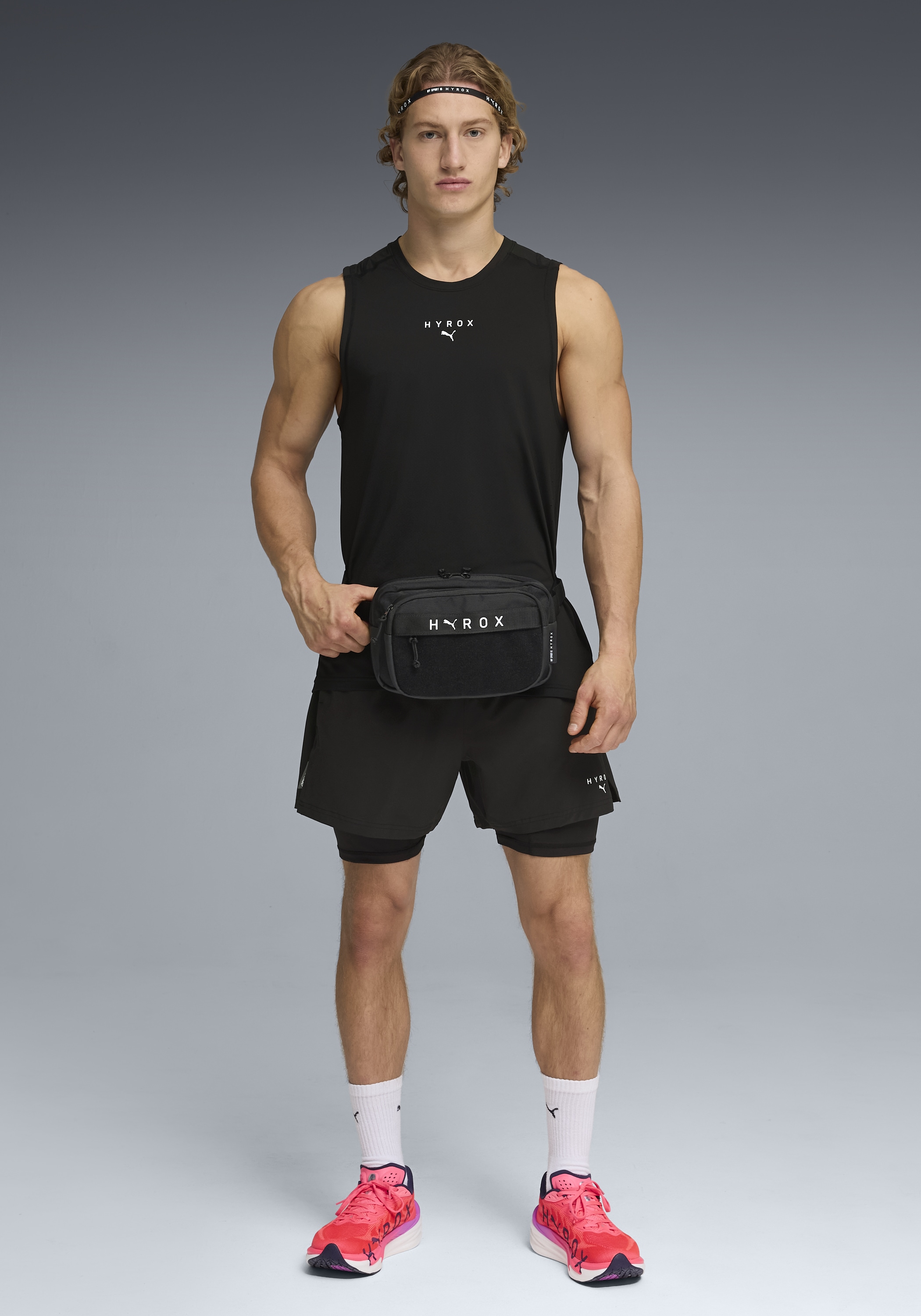 PUMA Tanktop »M  X HYROX DRYELITE TRAINING TANK« ärmelloses Design, sportlicher Stil, Rundhalsausschnitt