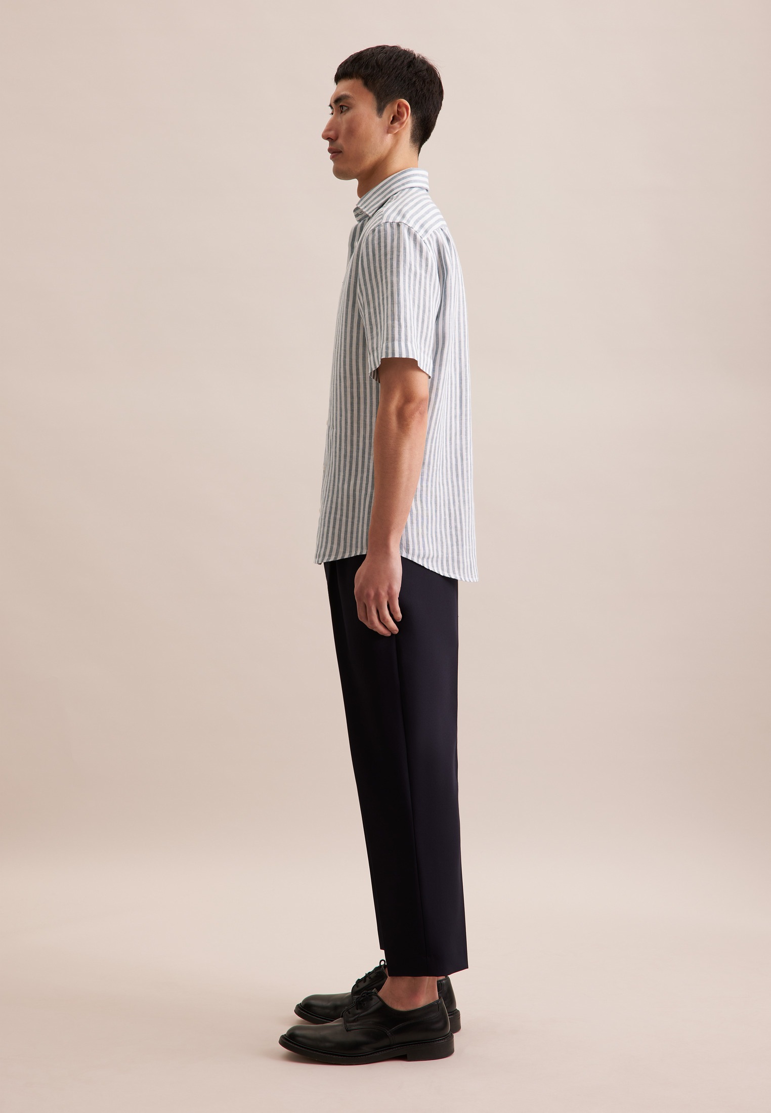 seidensticker Businesshemd »Regular« Regular 1/2 Kentkragen Streifen