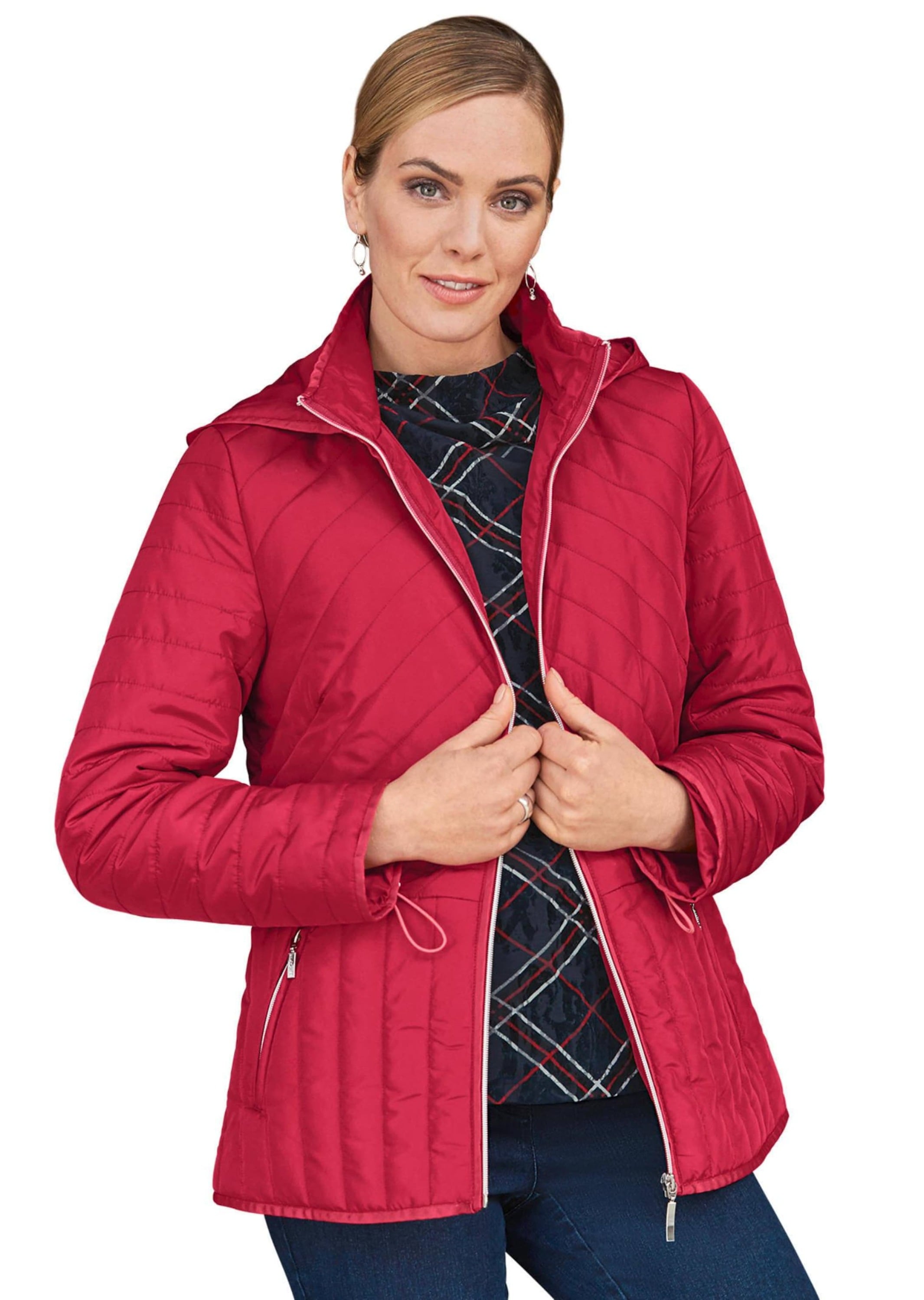 GOLDNER Steppjacke »Figurfreundliche Steppjacke mit Kapuze«