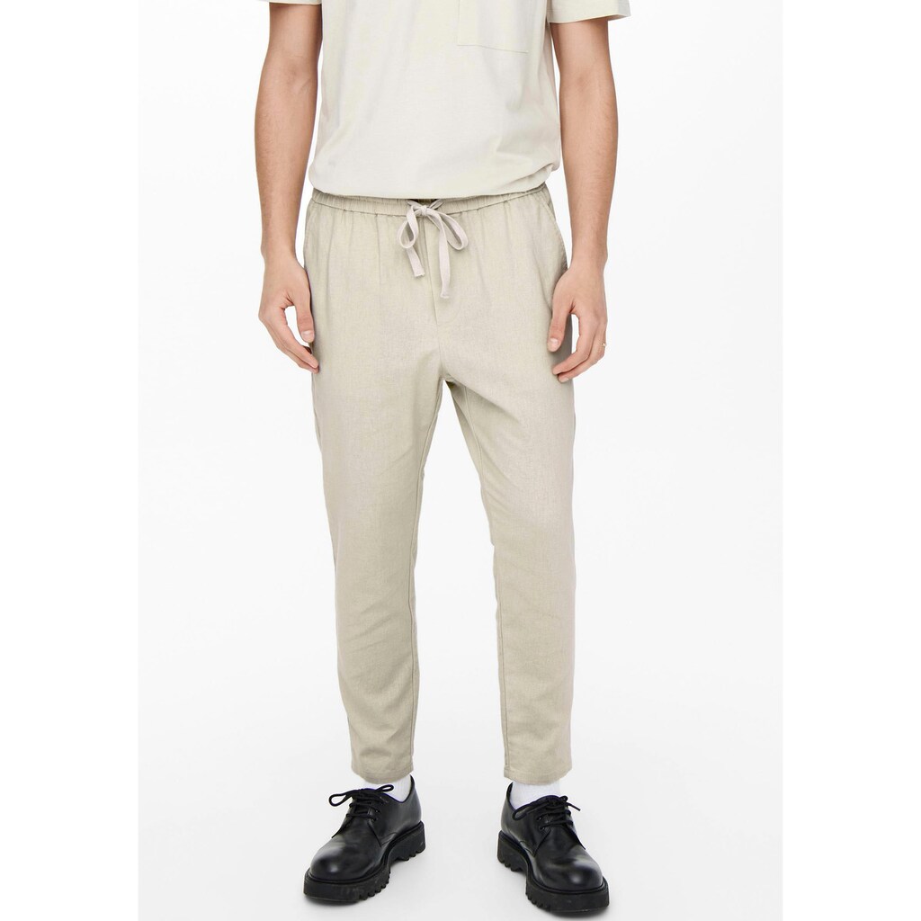 ONLY & SONS Leinenhose »LINUS«