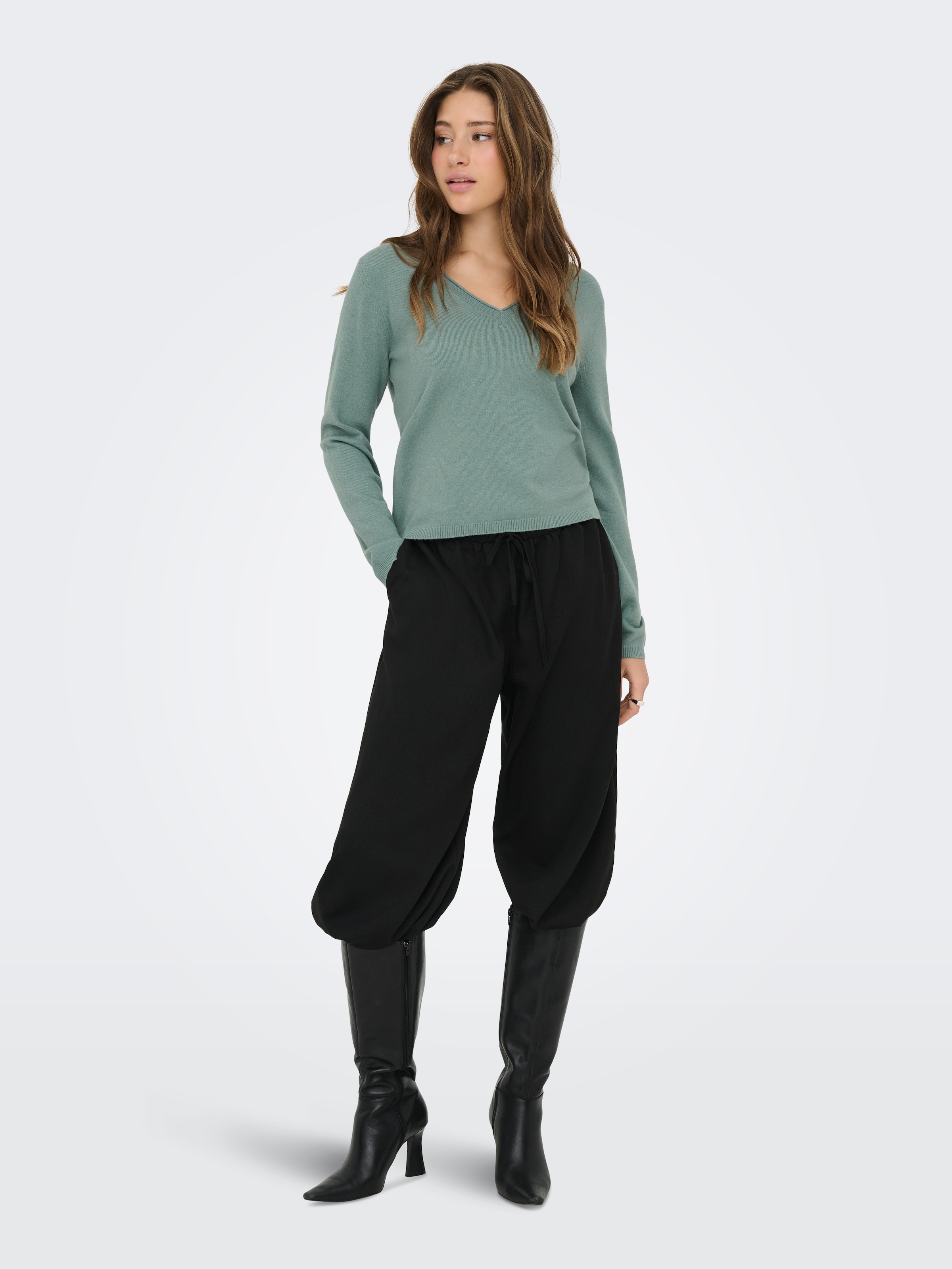 ONLY V-Ausschnitt-Pullover »ONLLOYAL LIFE LS V-NECK PULLO KNT NOOS«