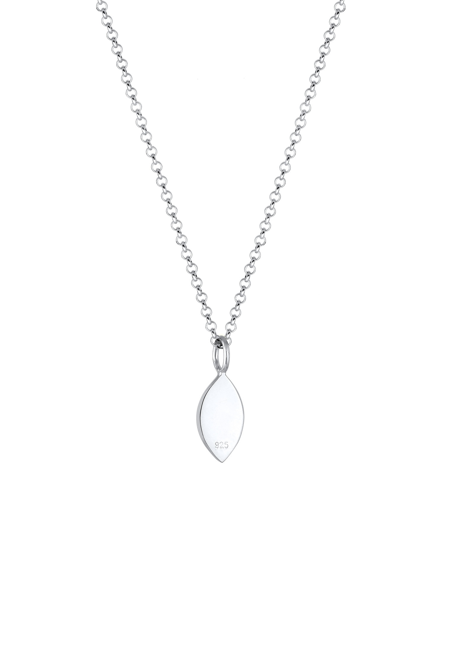 Elli Kette mit Anhänger »Halskette Erbskette Evil Eye Symbol Emaille 925er Silber«