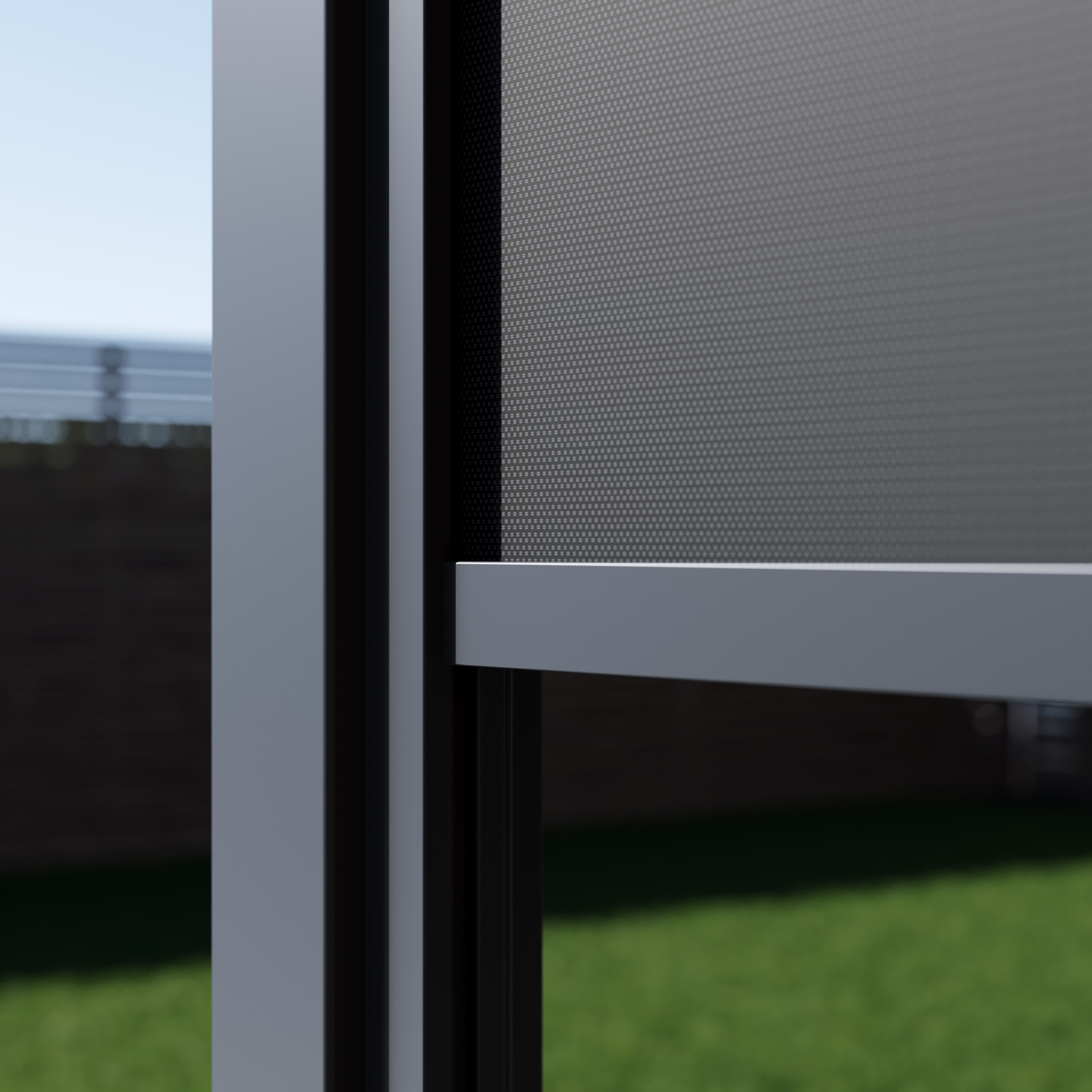 Paragon Pavillonseitenteil »für Pergola Grand Tuscan 14 Grau«