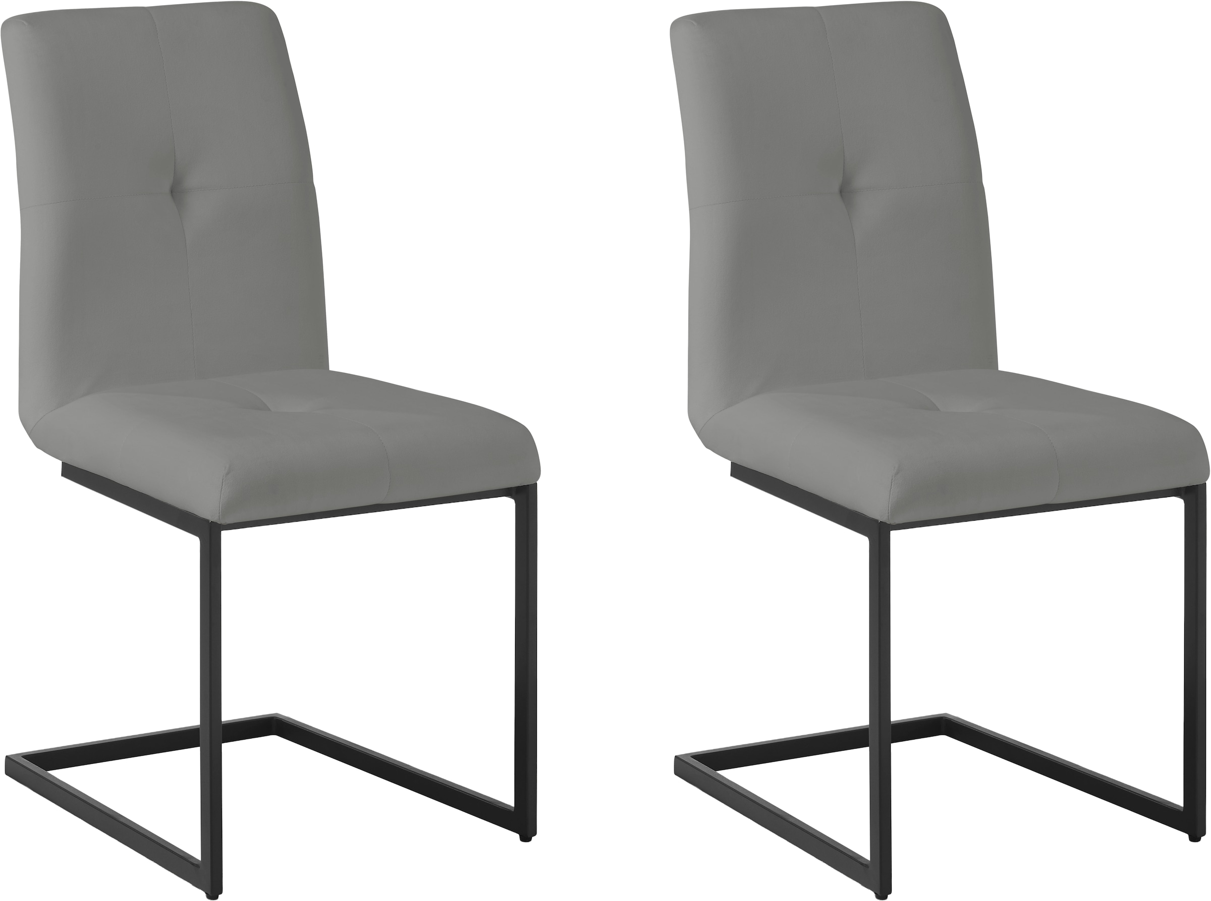 INOSIGN Esszimmerstuhl »Vendy« (Set) 2 Stk.mit verstellbaren Füßen und robustem, pulverbeschichtetem Gestell.