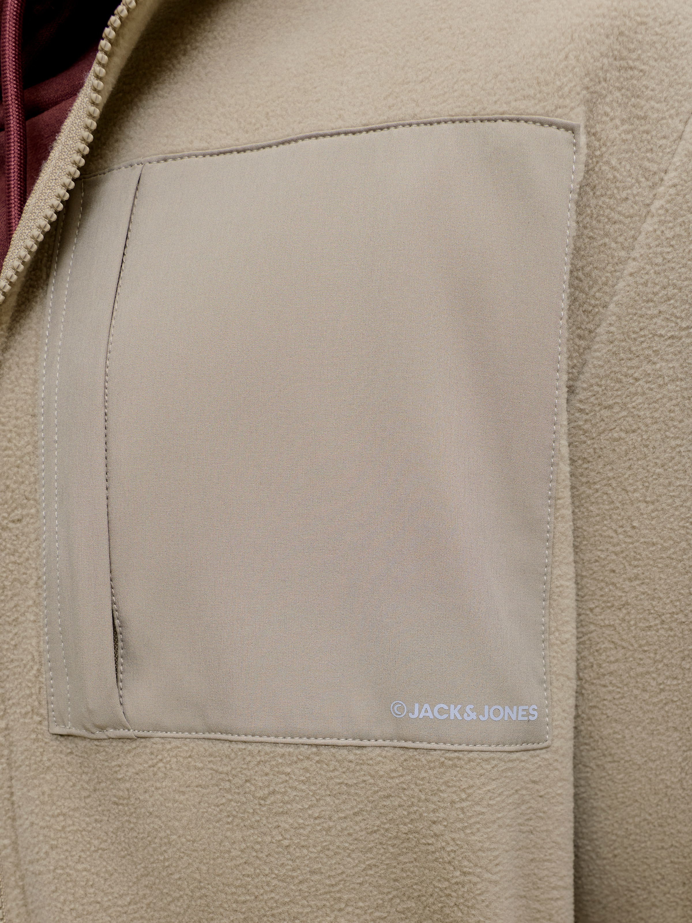 Jack & Jones Fleecejacke »JJEMASON FLEECE SN« Kunstfaser, regular fit