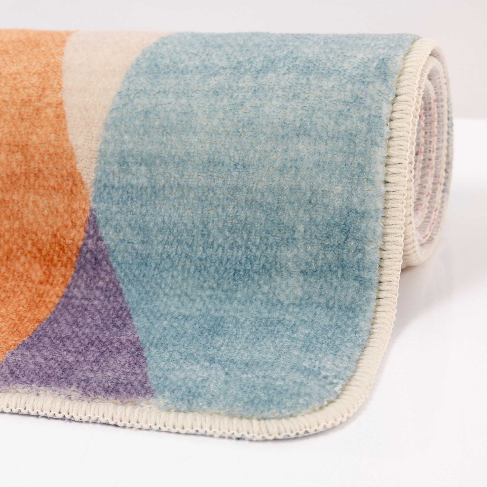 Gino Falcone Badematte »Aquata GF-170, Badvorleger, Badezimmer Teppich« Höhe 7 mm rutschhemmend beschichtet fußbodenheizungsgeeignet Badteppich, bedruckt, modernes Design, rechteckig
