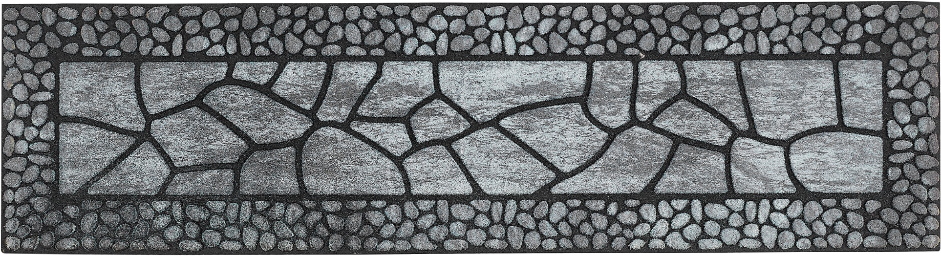 Andiamo Stufenmatte »Outdoor, 2er Set« rechteckig 6 mm Höhe Outdoor-Stufenmatten, Stein Motiv, Gartenbereich, Außenbereich