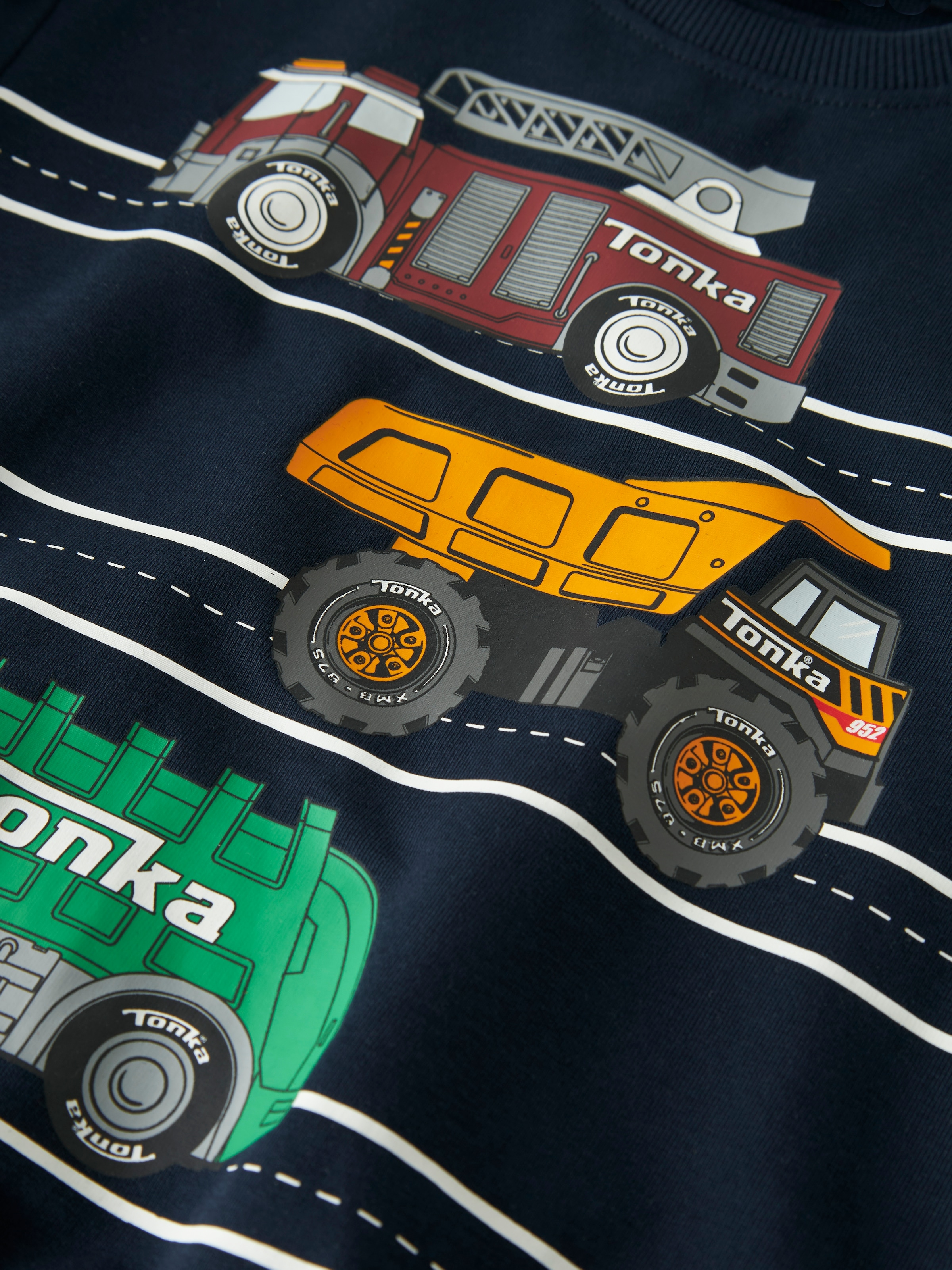Name It Sweatshirt »NMMJORGE TONKA NREG SWEAT UNB CPLG«, Baumwollmischung, regular fit
