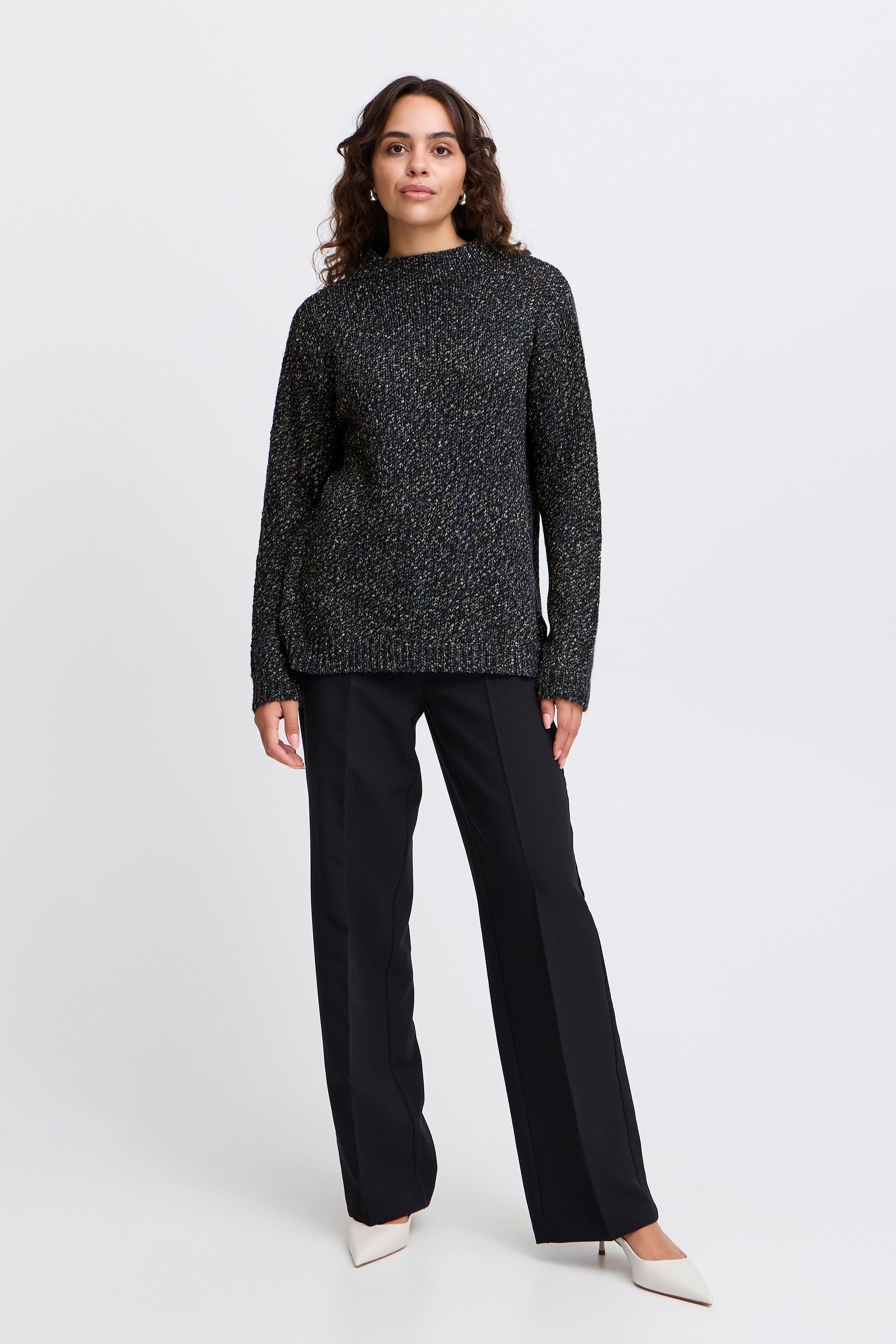 fransa Strickfleece-Pullover »Strickpullover FRSpotta«
