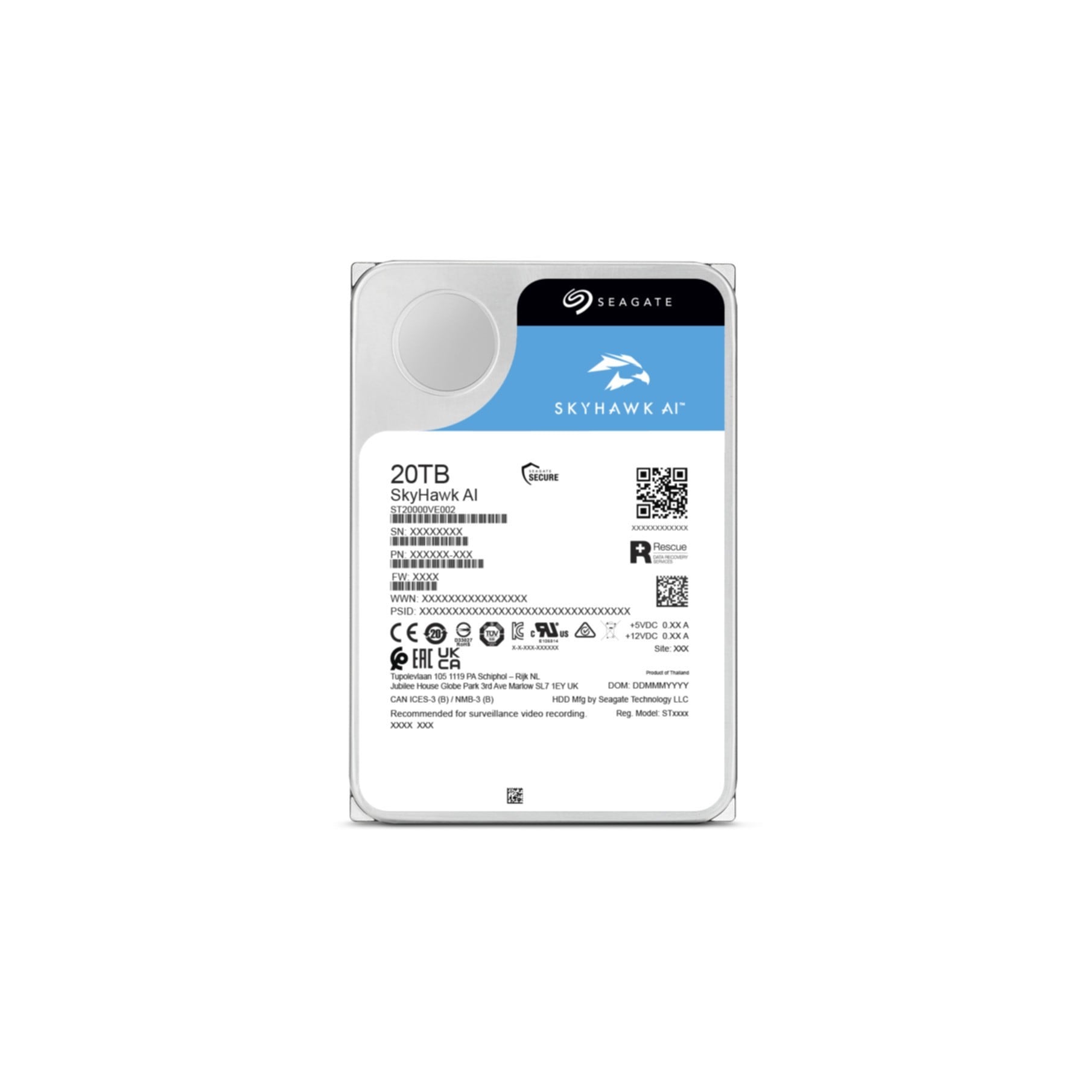 Seagate interne HDD-Festplatte »ST20000VE004« 3,5 20 TB