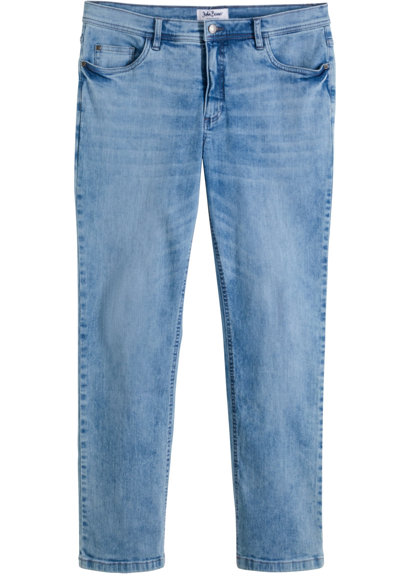 bonprix Regular-fit-Jeans »Regular Fit Stretch-Jeans m. Komfortschnitt, Straight« Regular Fit Stretch-Jeans m. Komfortschnitt, Straight