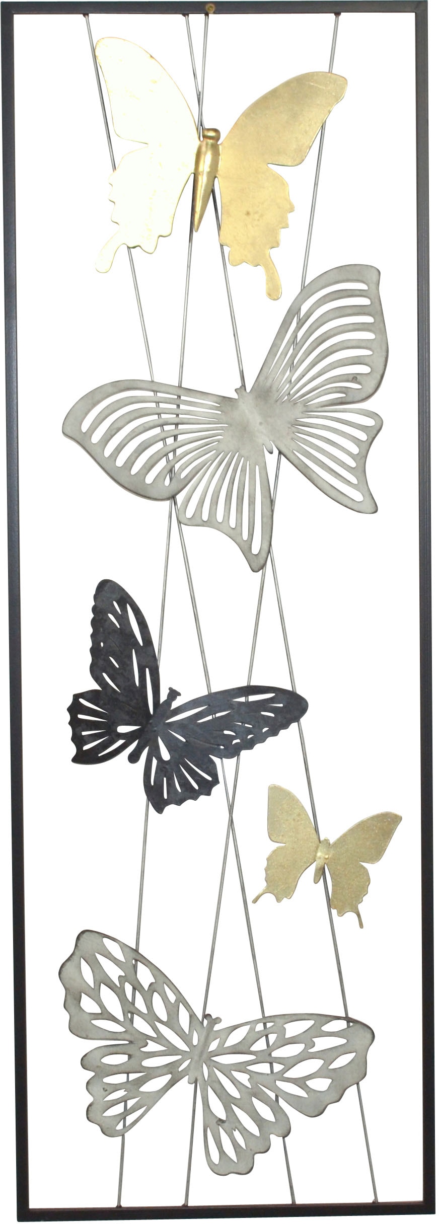 Metall, im aus Online MORE Schmetterlinge OTTO AND Shop HOFMANN LIVING Motiv Wanddekoration Wanddekoobjekt,