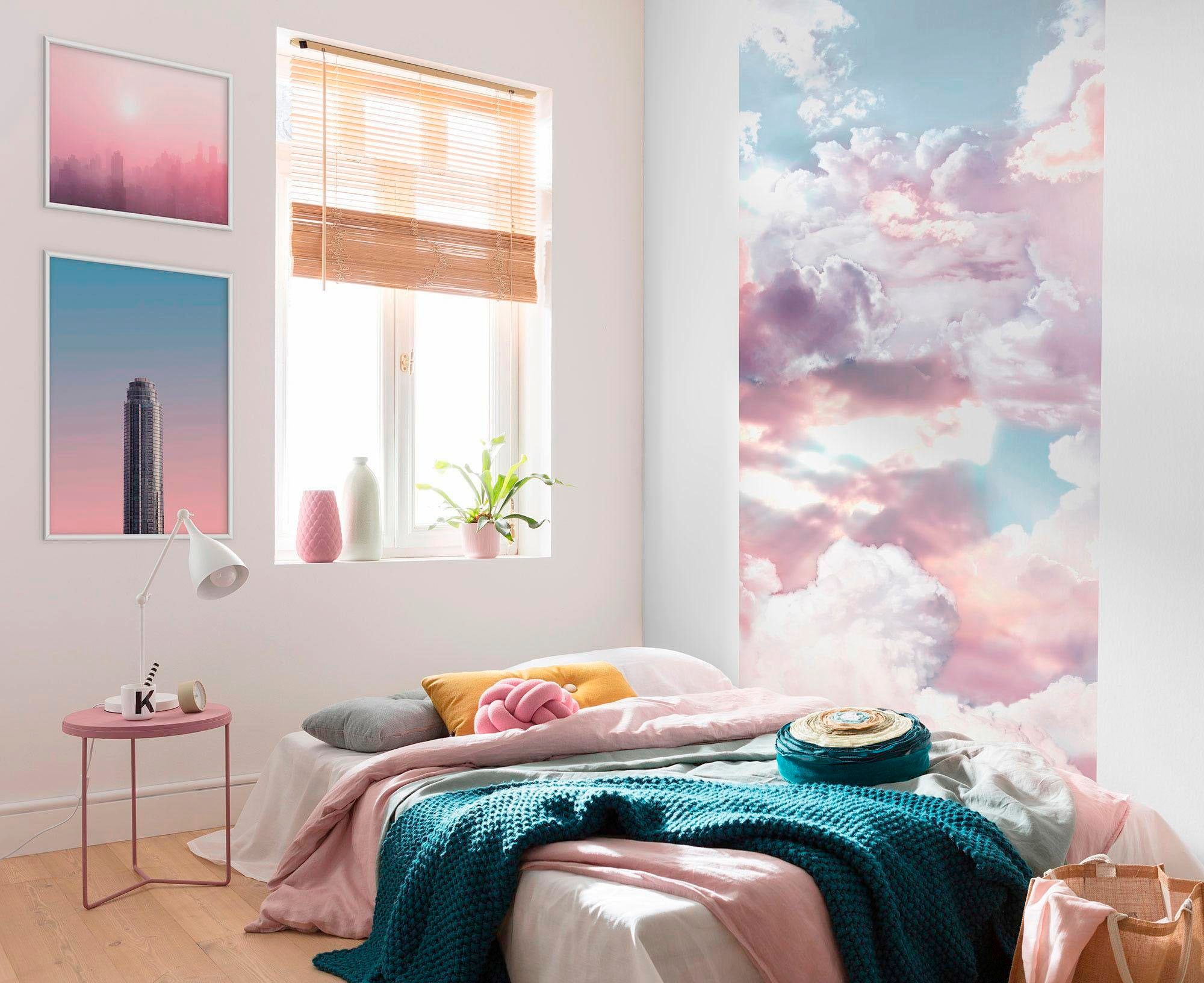 Komar Vliestapete »Digitaldruck Vlies -  Clouds Panel - Größe 100 x 250 cm« bedruckt glatt Wohnzimmer, Schlafzimmer
