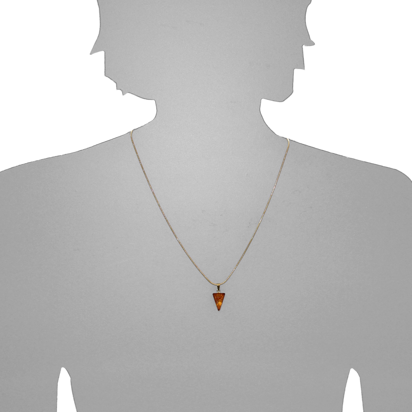 OSTSEE-SCHMUCK Kettenanhänger »- Barbara - Gold 333/000 - Bernstein«