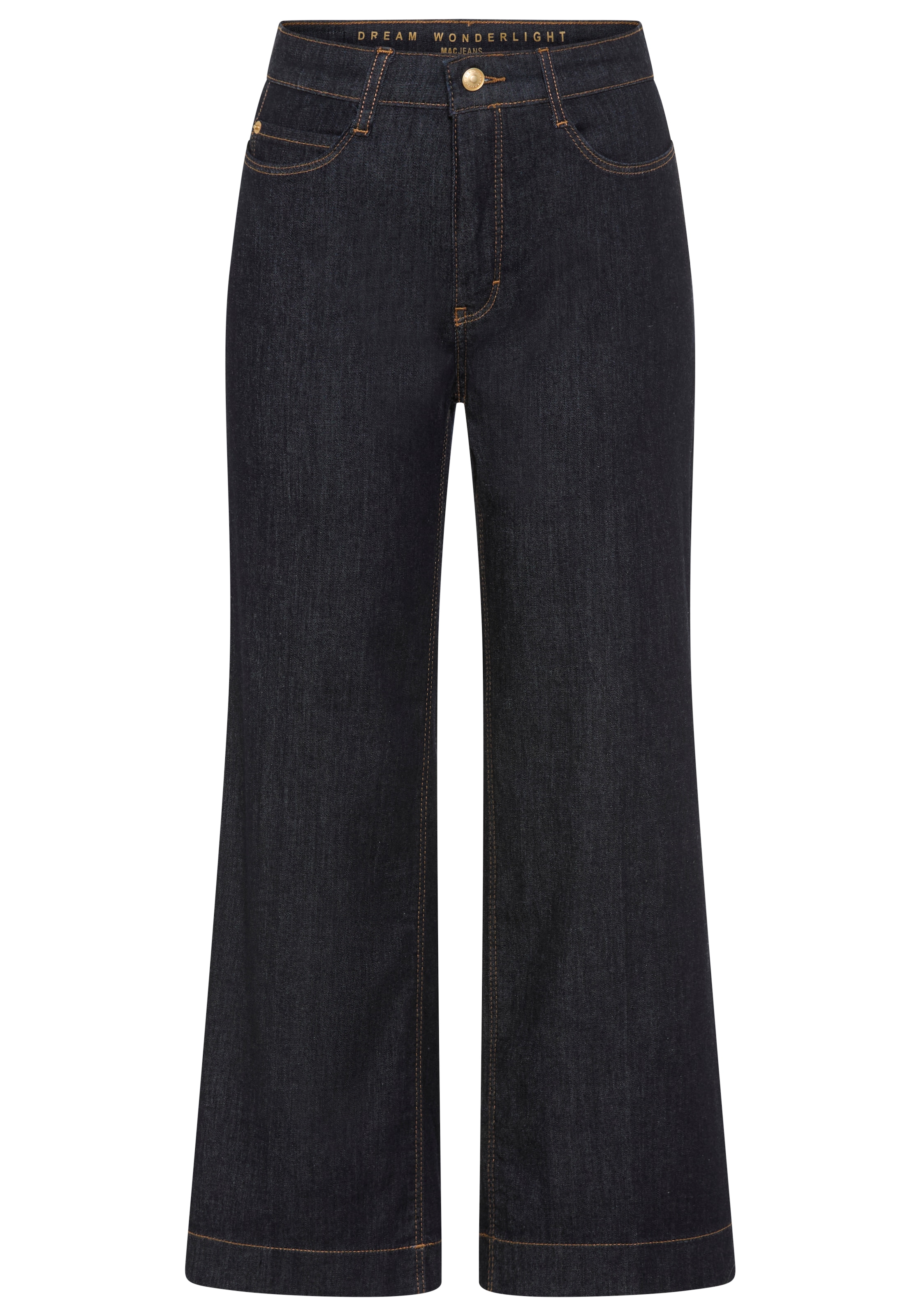 MAC Weite Jeans »DREAM WIDE« mit Fransen am Saum