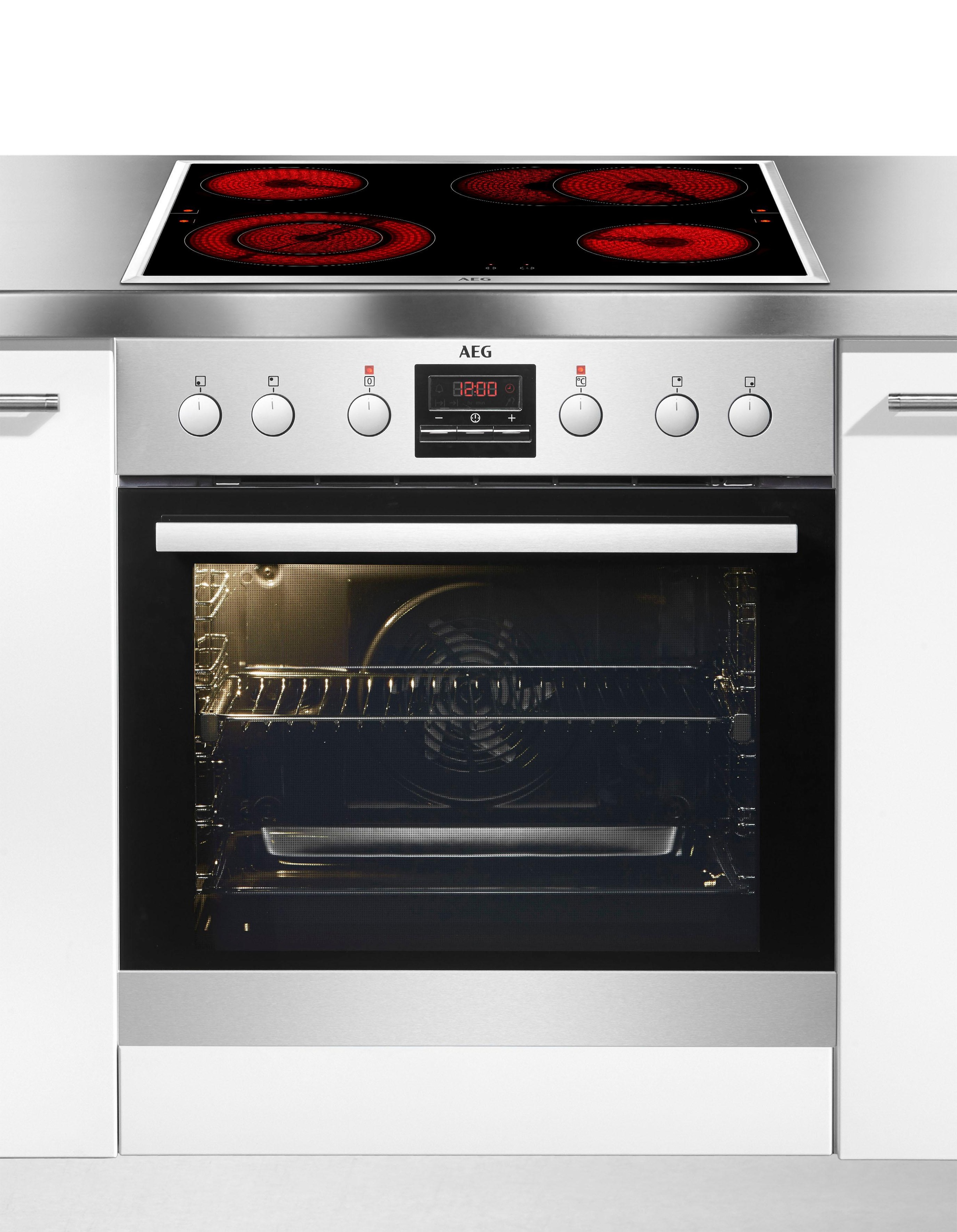 AEG Elektro-Herd-Set »ChampEasy«, mit Timer