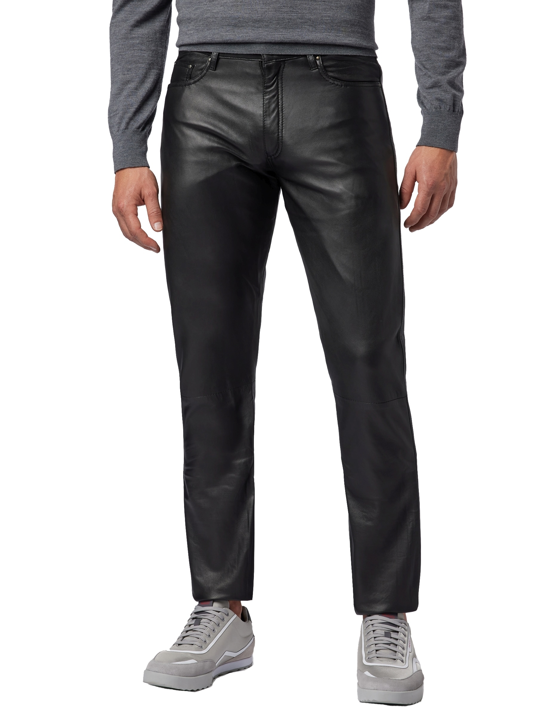 RICANO 5-Pocket-Hose »Lederhose No. 3 TR Jeans«  Handgefertigt aus echtem Leder