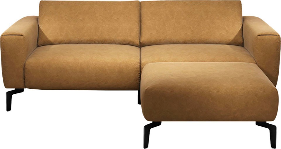 Sensoo 2,5-Sitzer »Cosy1«, (Spar-Set, 2 St., bestehend aus 2,5-Sitzer und Hocker 90x90 cm), Inklusive 3 einzigartiger Komfortfunktionen (verstellbare Sitzhärte, verstellbare Sitzposition, verstellbare Sitzhöhe)