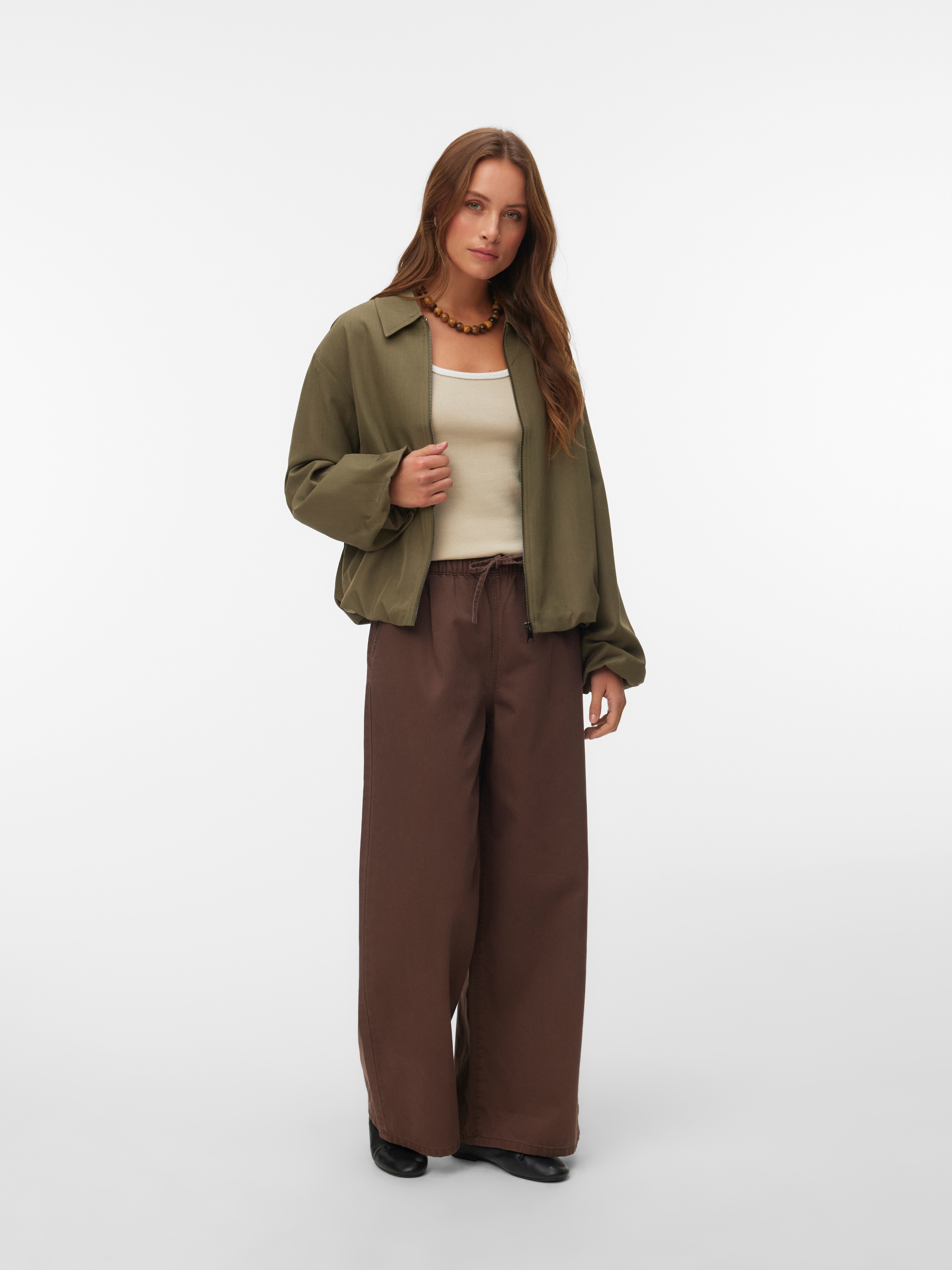 Vero Moda Blouson »VMNOVA SHORT JACKET« mit Reißverschluss