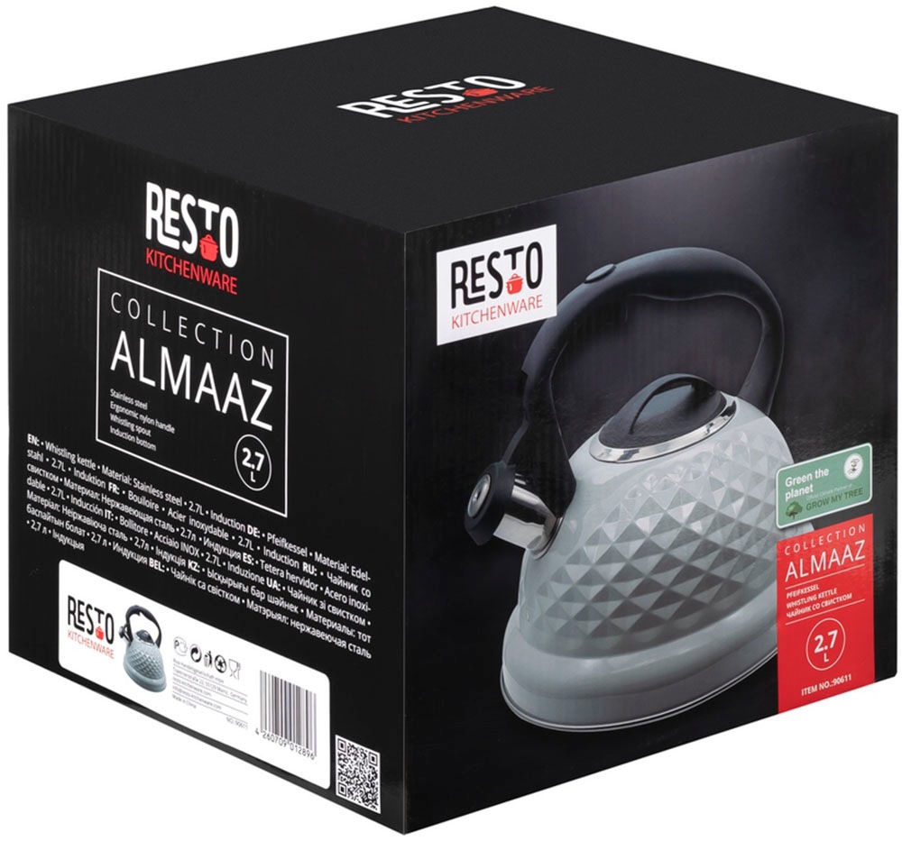 RESTO Kitchenware Wasserkessel »Almaaz, im Geschenkkarton« 2 Stk. tlg. Edelstahl 18/10