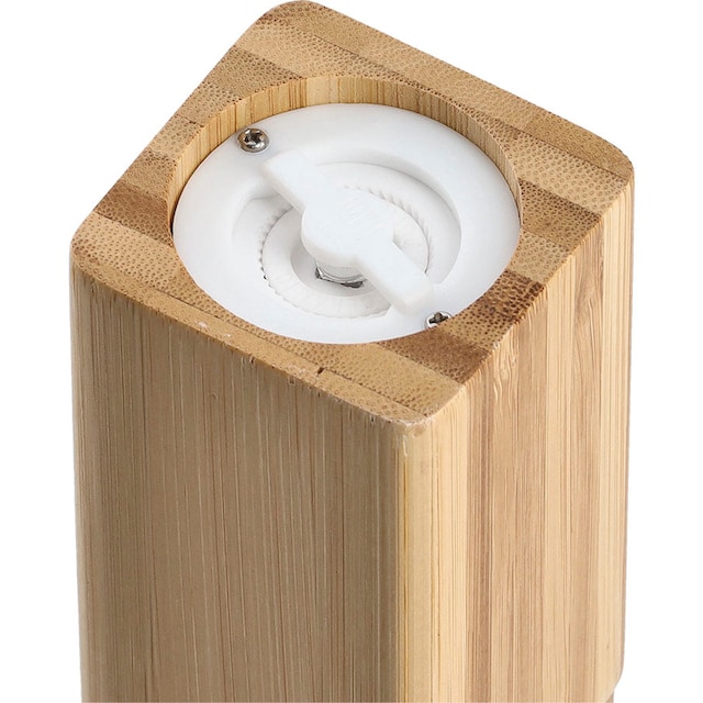 Zeller Present Salz-/Pfeffermühle, (2 St.), Bambus, Keramikmahlwerk  bestellen online bei OTTO