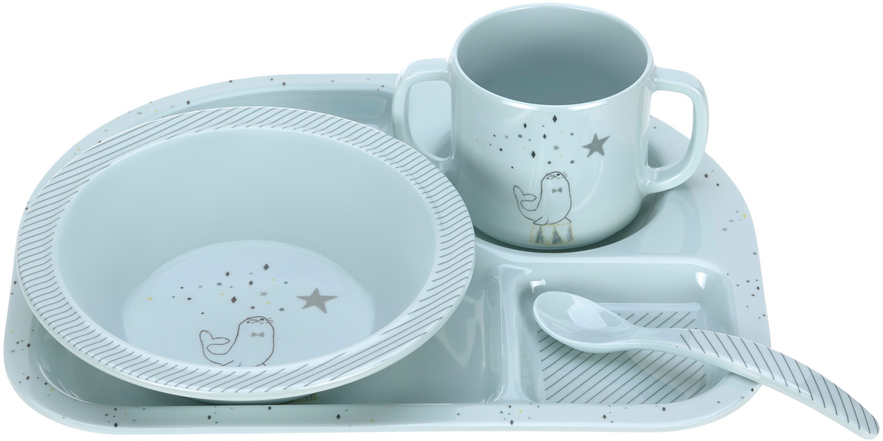 Lässig Kindergeschirr-Set »More Magic Seal«, (4 tlg.)
