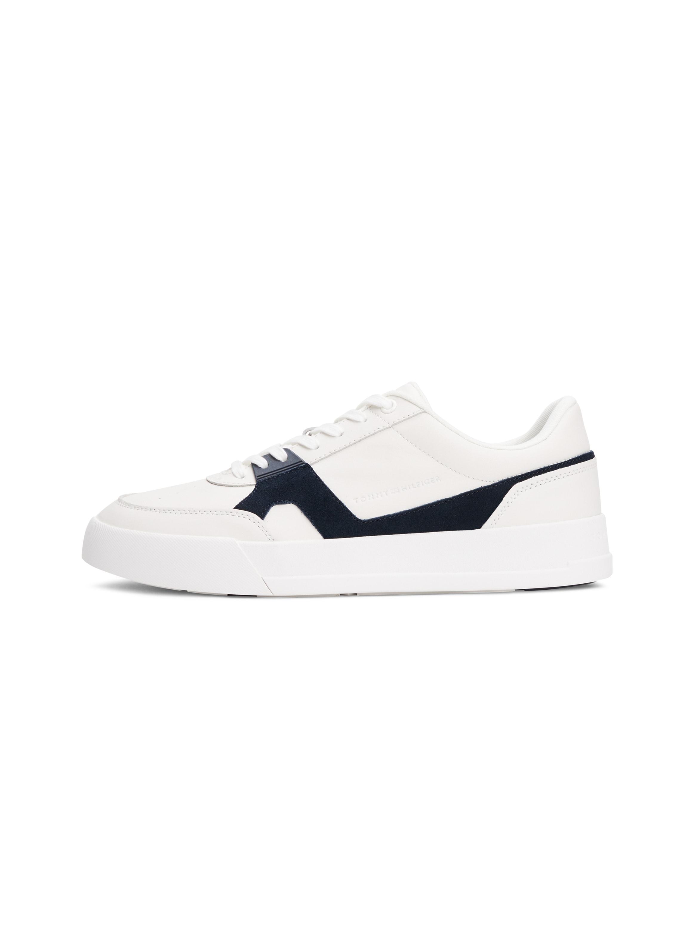 Tommy Hilfiger Sneaker »TH COURT CRAFT LTH«  , Freizeitschuh, Halbschuh, Schnürer im Kontrastlook