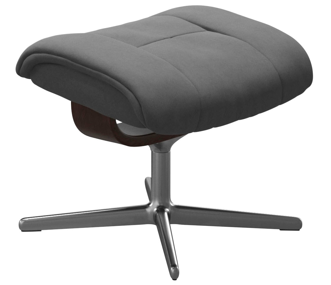 Stressless® Fußhocker »Mayfair« mit Cross Base, Größe S, M & L, Holzakzent Braun