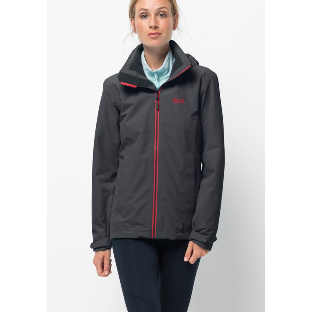 Jack Wolfskin Funktionsjacke »EVANDALE JACKET W«, mit Kapuze