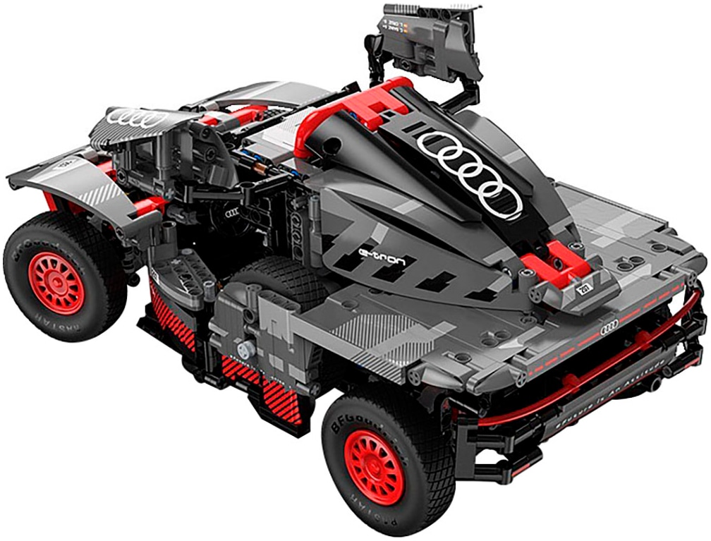 Jamara Konstruktions-Spielset »Audi RS Q e-tron 1:14 grau Bricks«, (1432 St.), im Maßstab 1:14, offiziell lizensiert