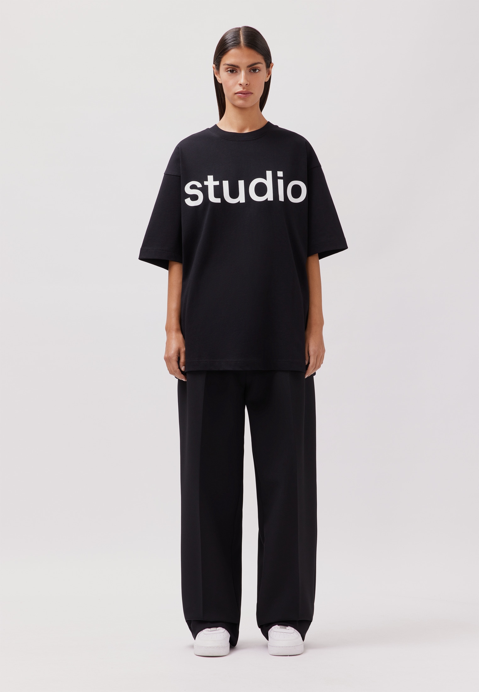 studio seidensticker T-Shirt »Studio«, 1/2 Rundhals